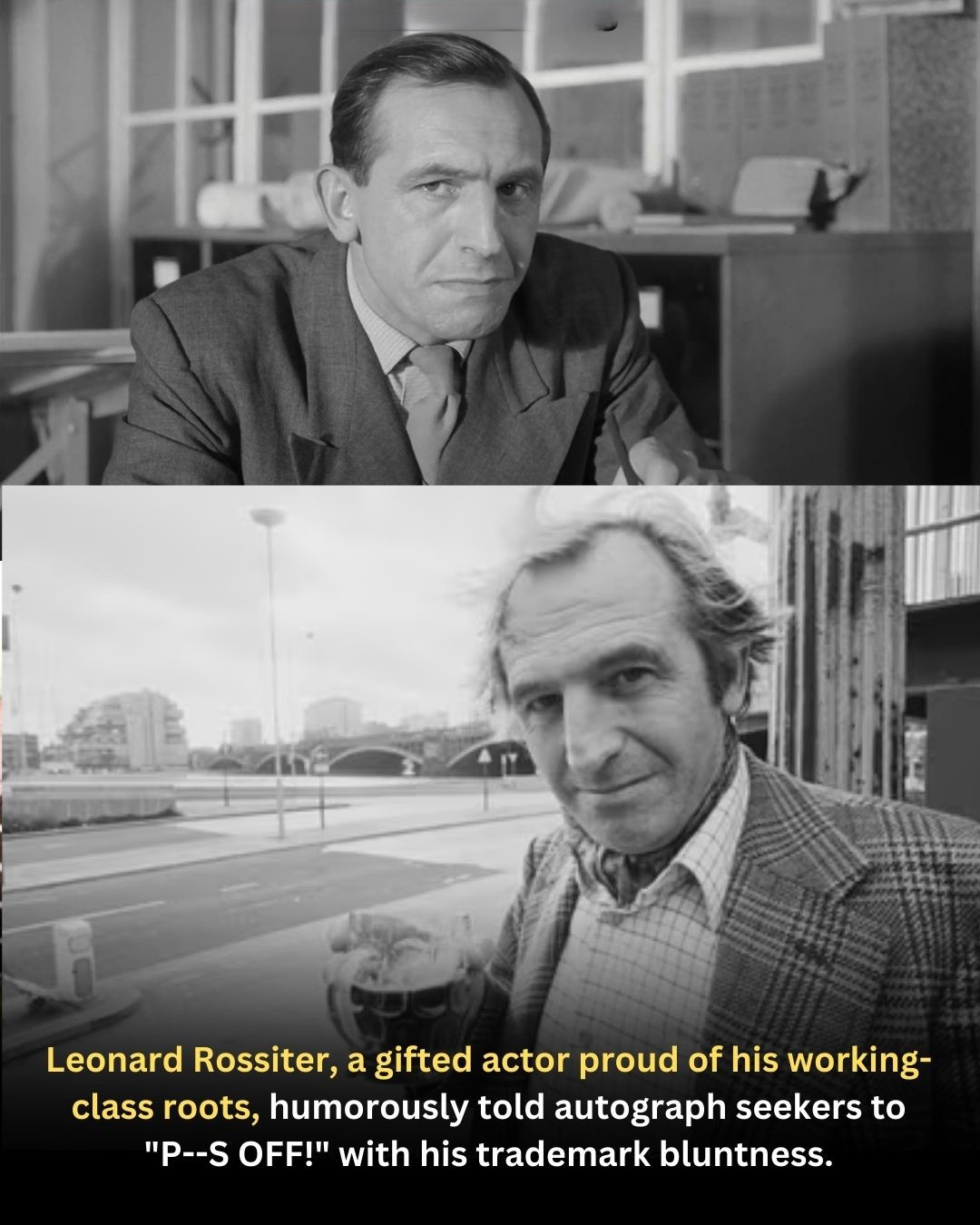 ScreenWave - Leonard Rossiter, renowned for his roles in 