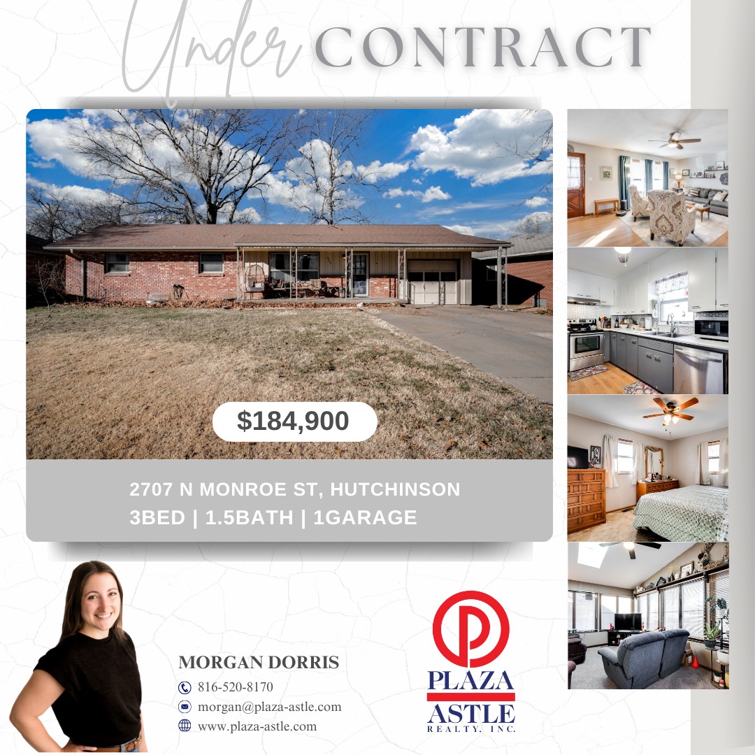Plaza - UNDER CONTRACT! Another great property is officially under ...