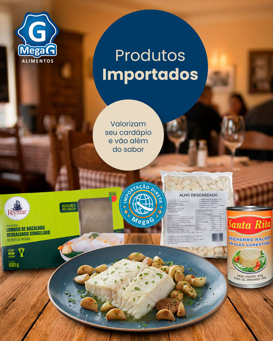 MegaG Alimentos - Apresentação Gourmet no Retira com produtos destes ...