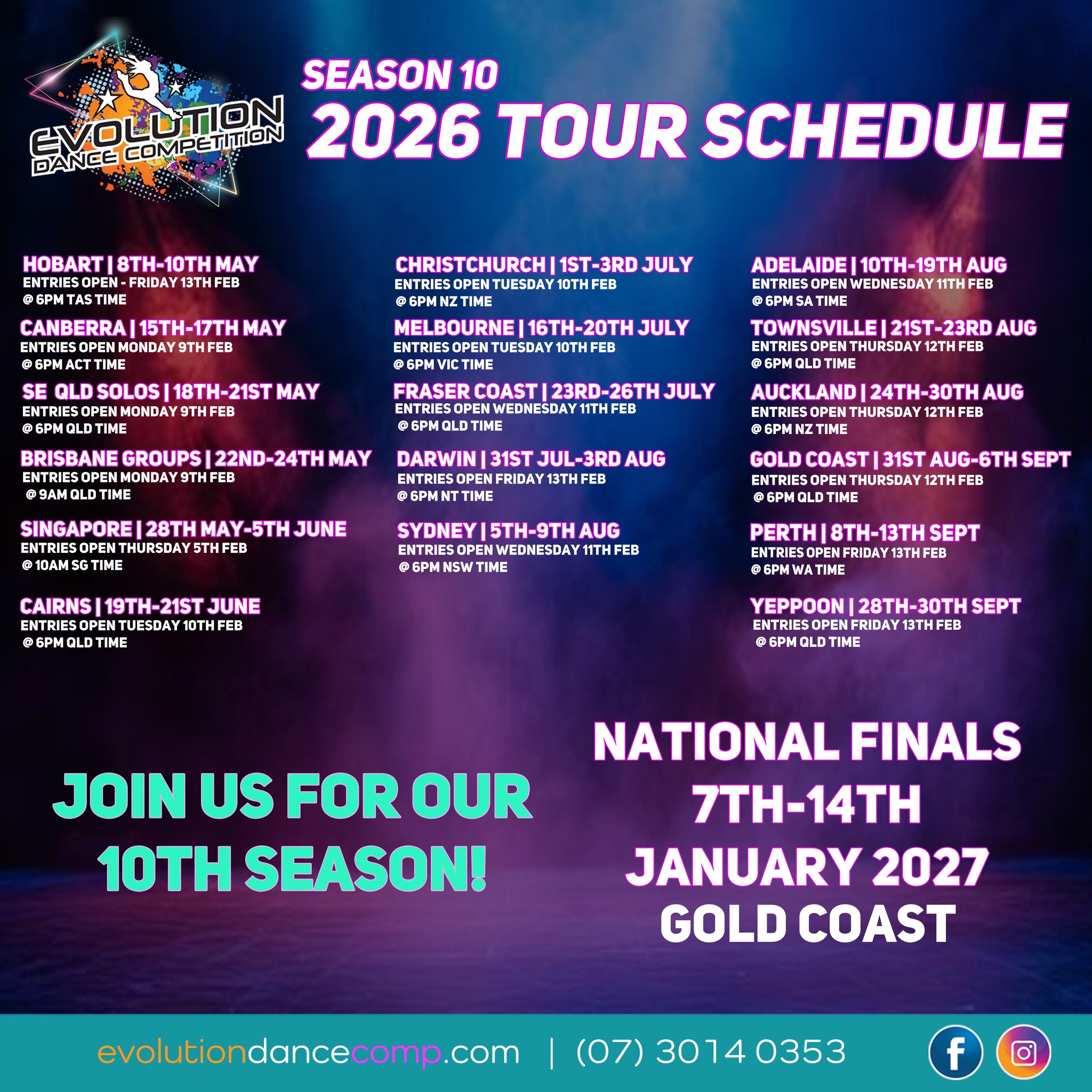Evolution - 💜 2026 Evolution Tour — Opening Dates Announced 💜 We’re ...