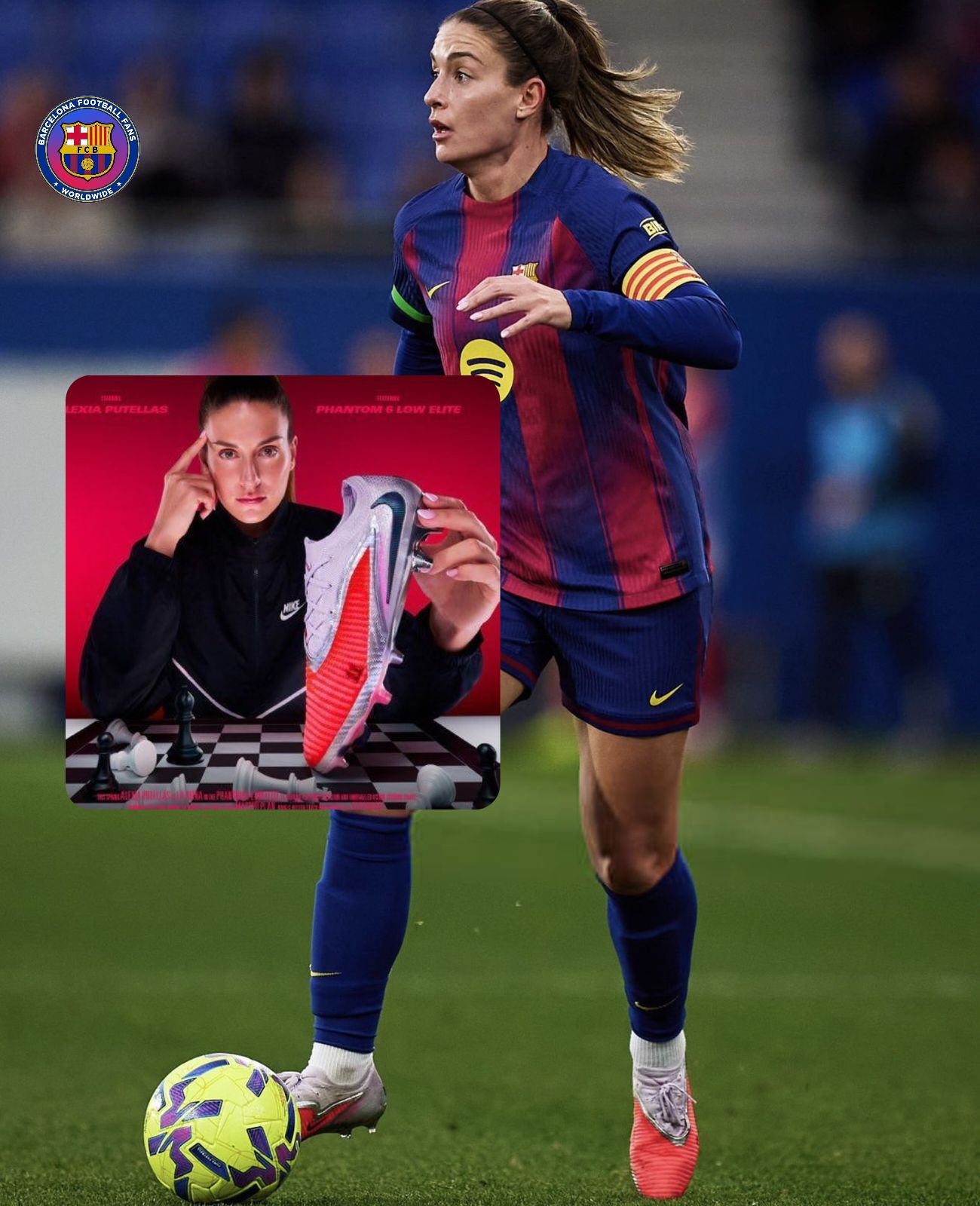 ?Alexia Putellas debuts her new Nike Phantom 6 boots, becoming 