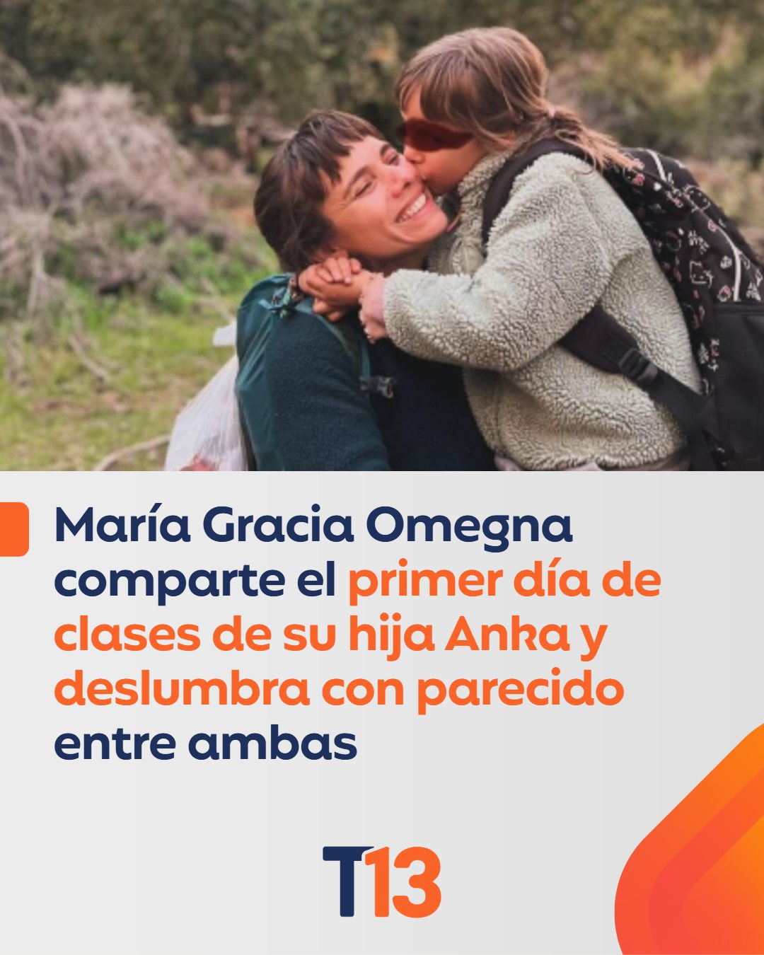 T13 - La actriz compartió una foto donde se ve cómo ha crecido su hija ...