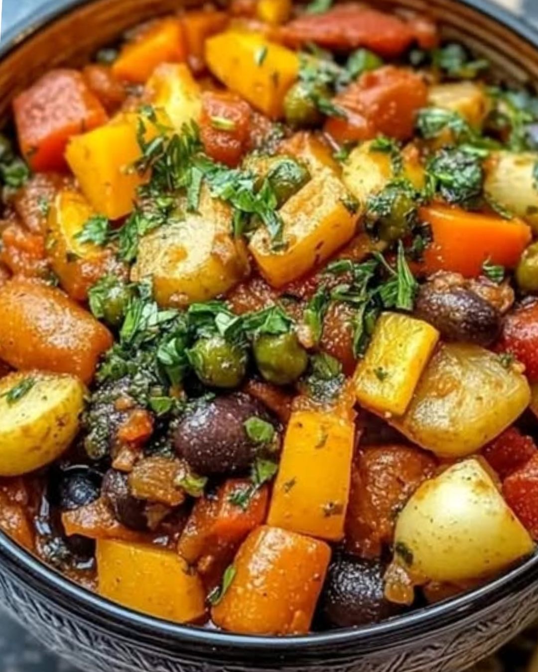Délices - 🥕🍲 Tajine de Légumes Épicé et Réconfortant Un plat végétarien ...