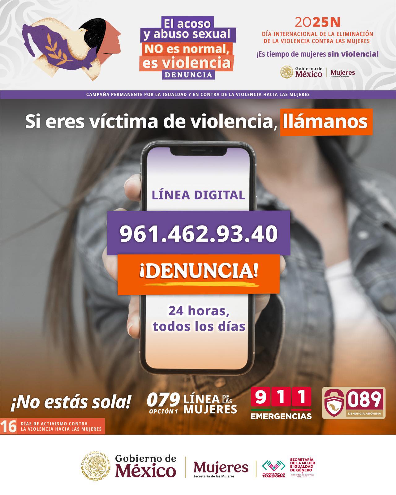 Secretaría - 📱Si estás viviendo alguna situación de violencia, llama a ...