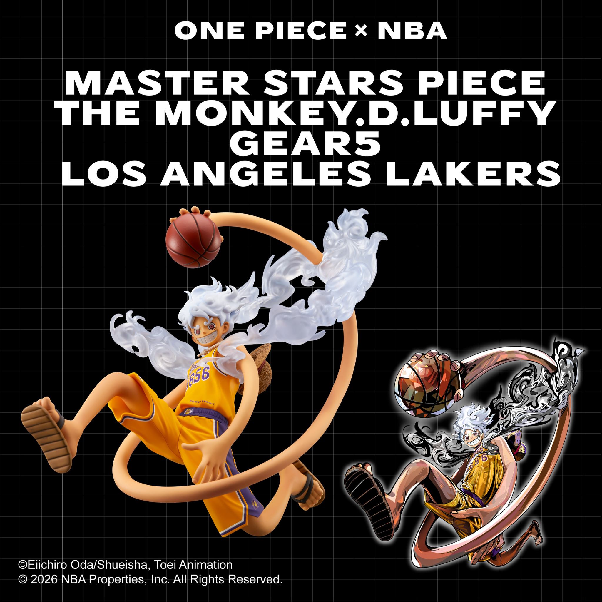 🏀🔥『ONE PIECE × NBA 』特別聯名！】 迫力造型彷彿躍出畫面，ONE