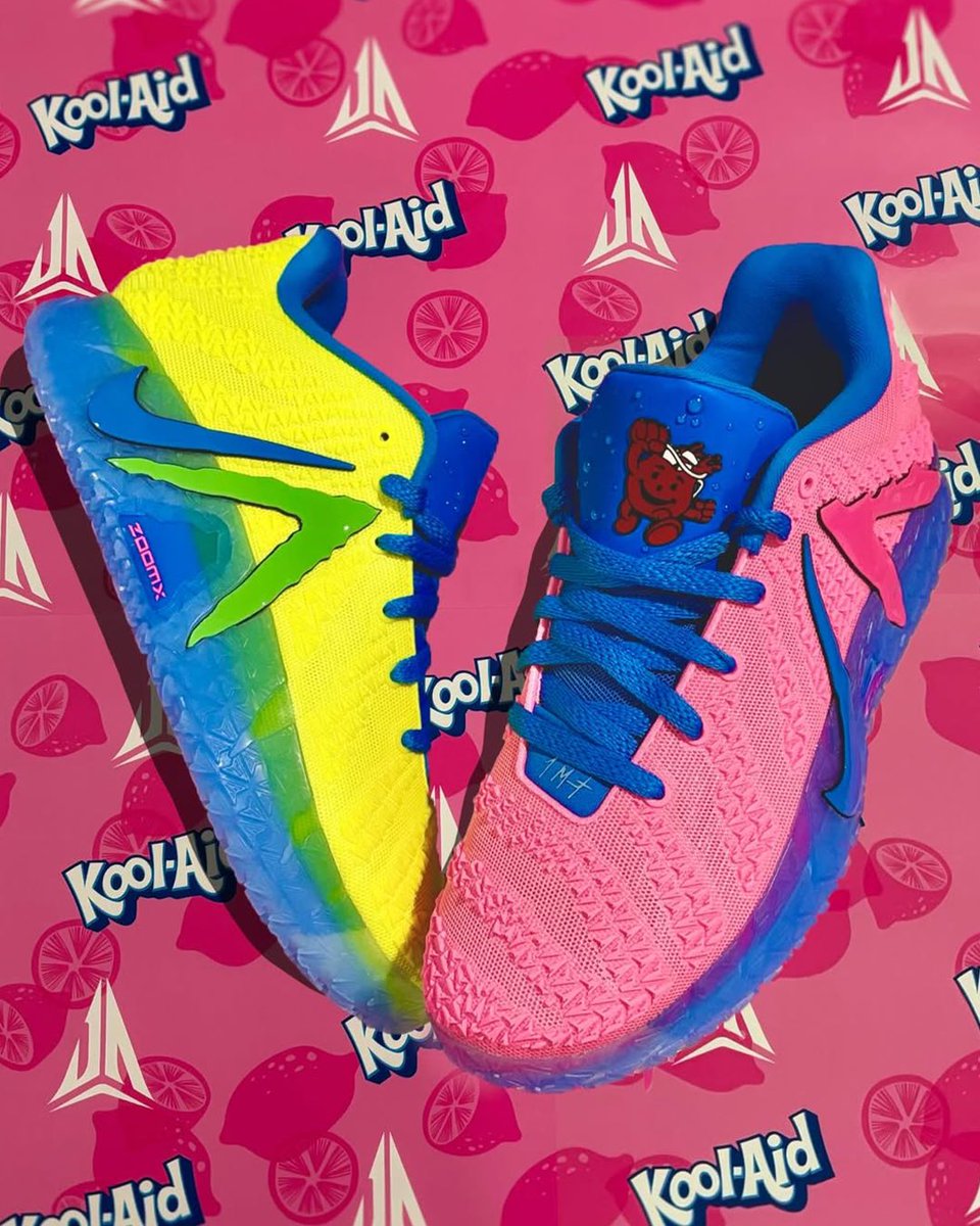 Kool-Aid x Nike Ja 3. Summer 2026. That shade of red on these is