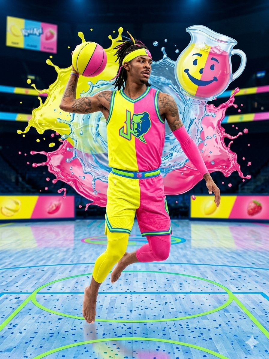 Kool-Aid x Nike Ja 3. Summer 2026. That shade of red on these is