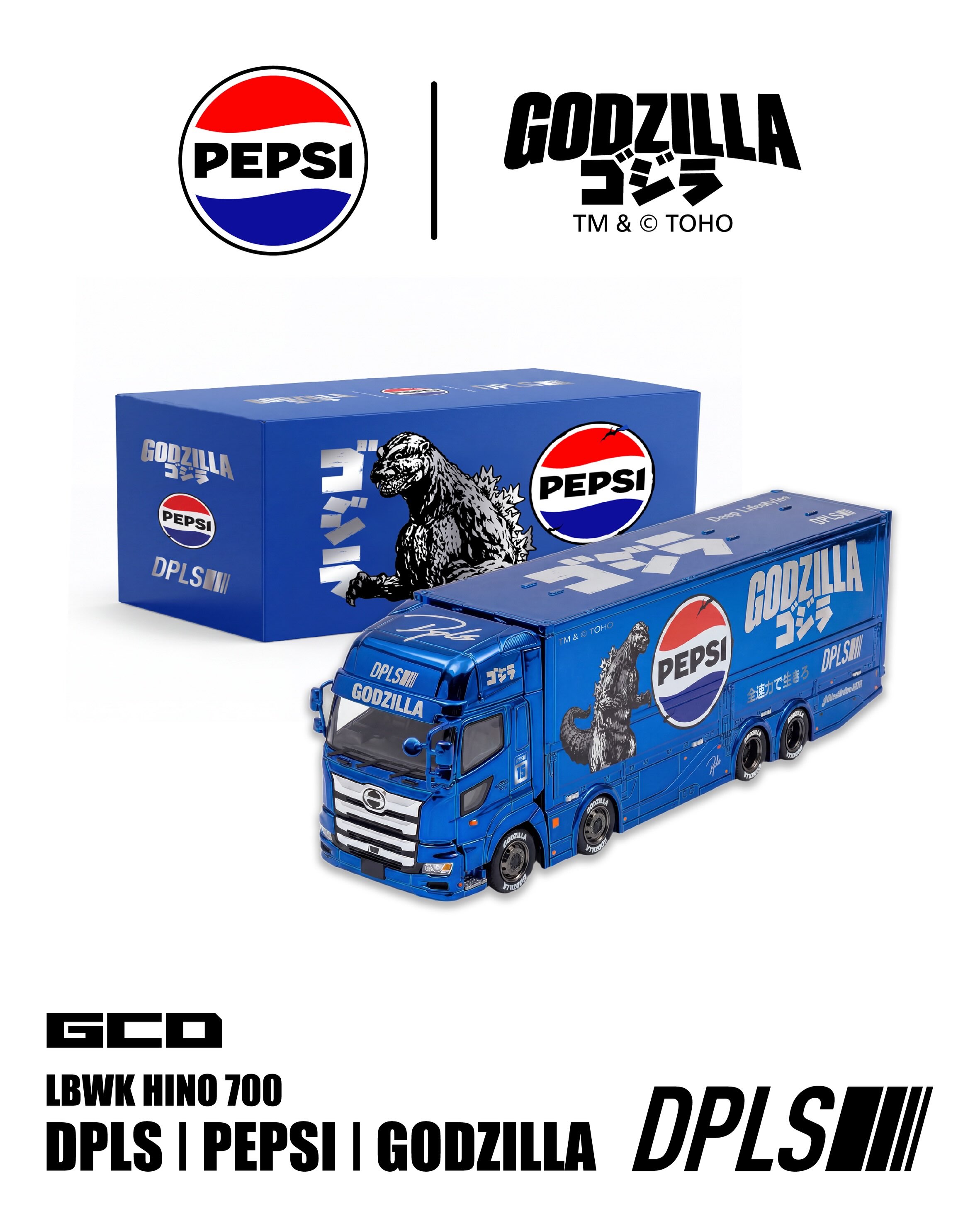 GCD x DPLS Pepsi Godzilla Livery Truck | 2026 HK Toy Car Salon