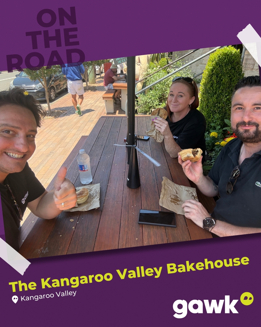Gawk Outdoor - ON THE ROAD with pies in hand! 🥧 Sam,... | Facebook