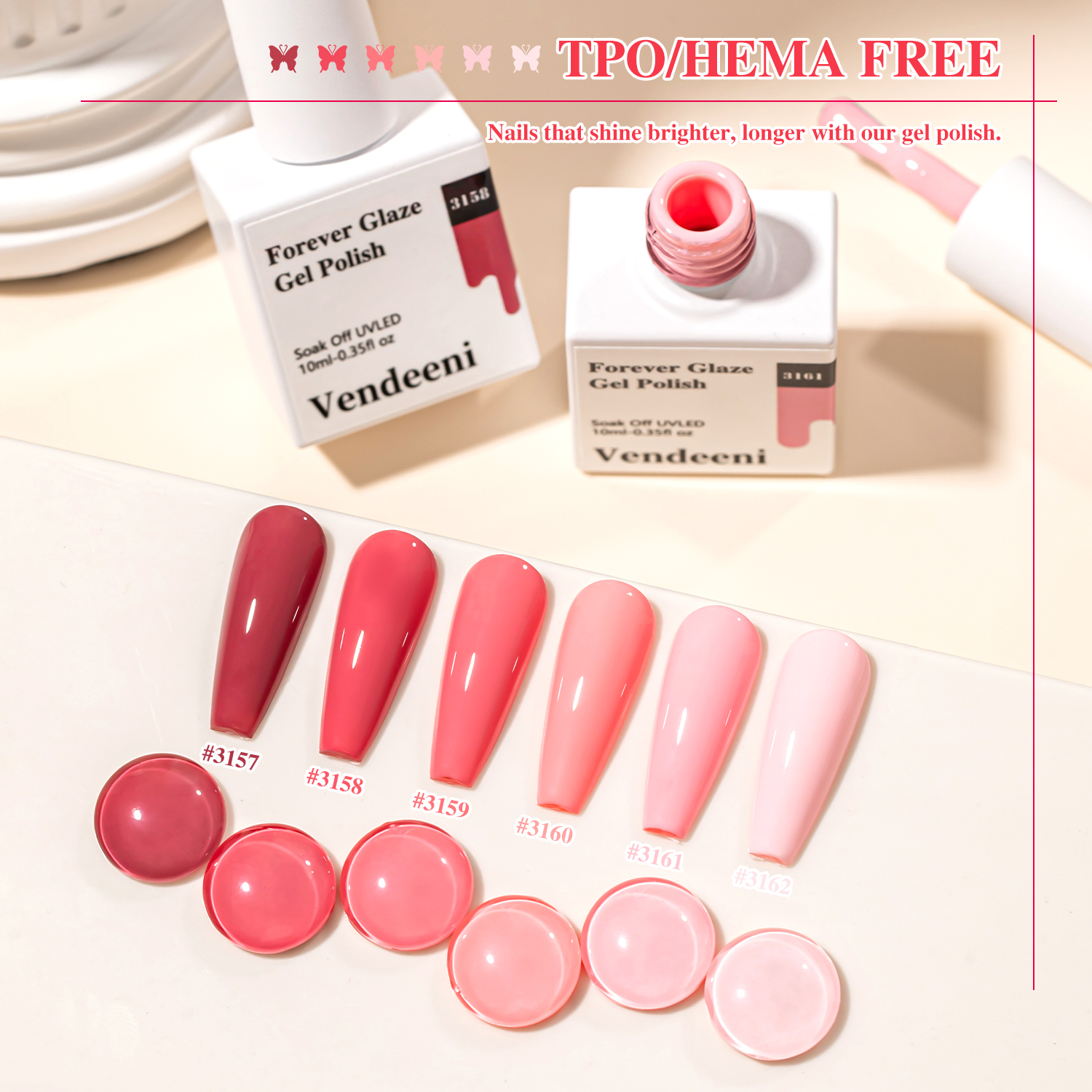 📢Vendeeni 6 colours 10ml Cat Eye Set 27 R198 💓Online store www