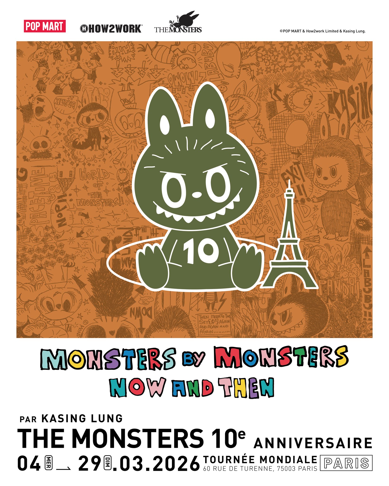 THE MONSTERS 10th Anniversary Global Tour arrives in Paris! ?? A 