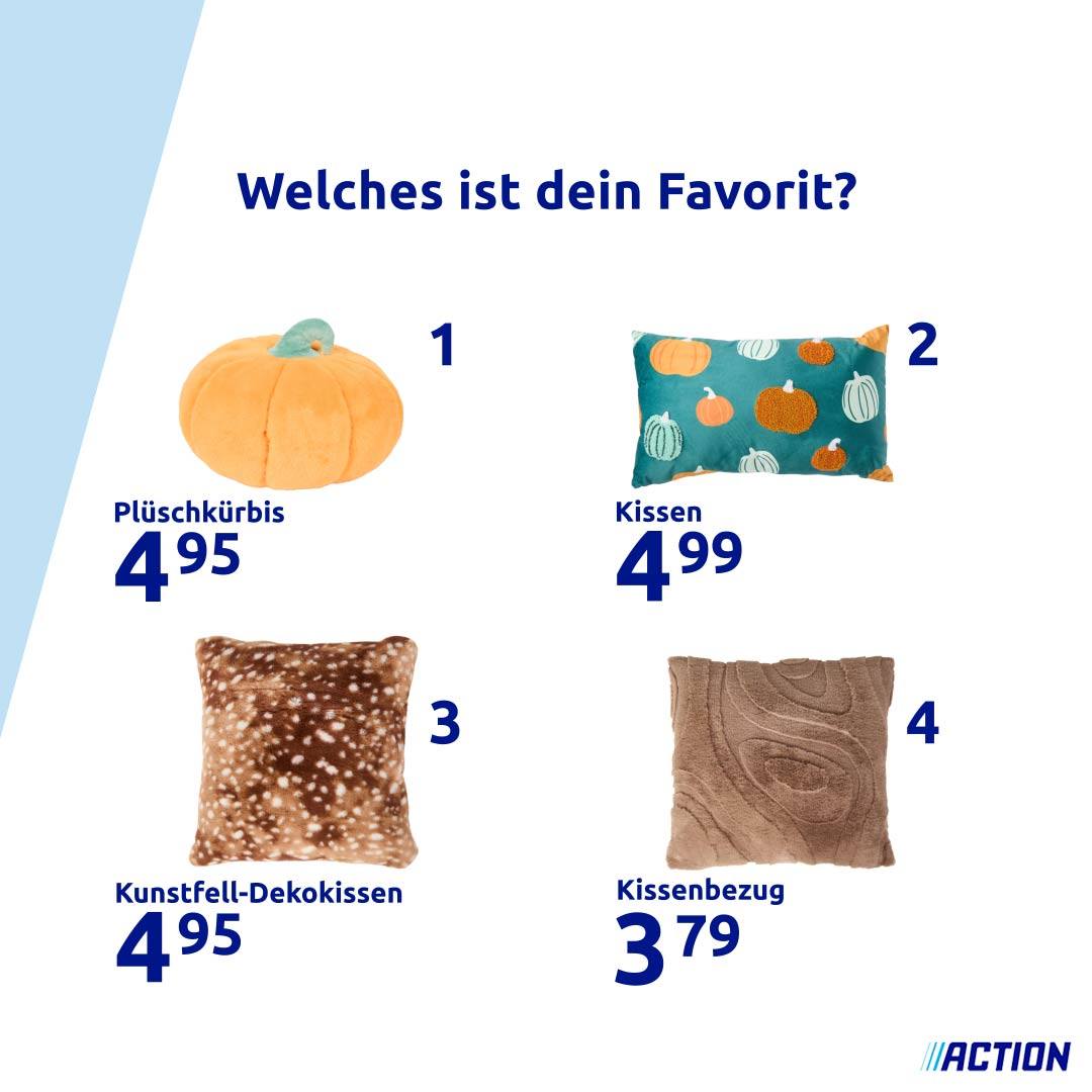 Verrat uns dein Lieblingskissen in den Kommentaren! 👇 Entdecke alle Kissen zum besten Preis: https://go.action.com/1gM