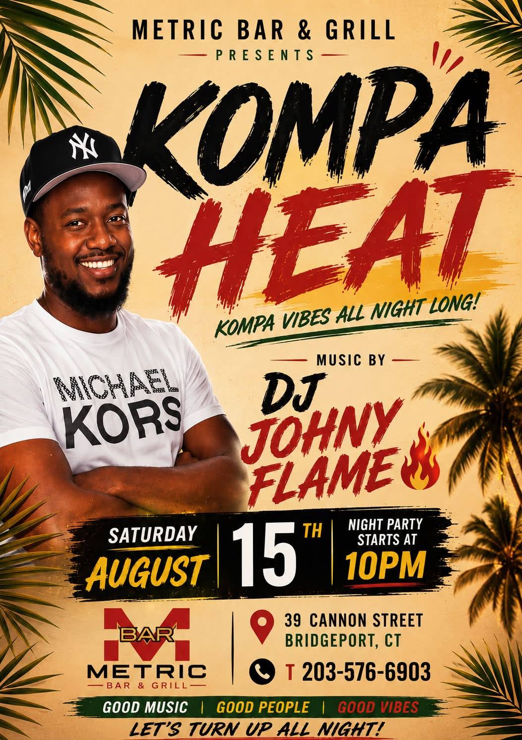 洋楽 G-RAP Southern Kumfort Kompa Vibes Heat party at Metric Bar & Grill in Bridgeport, CT on