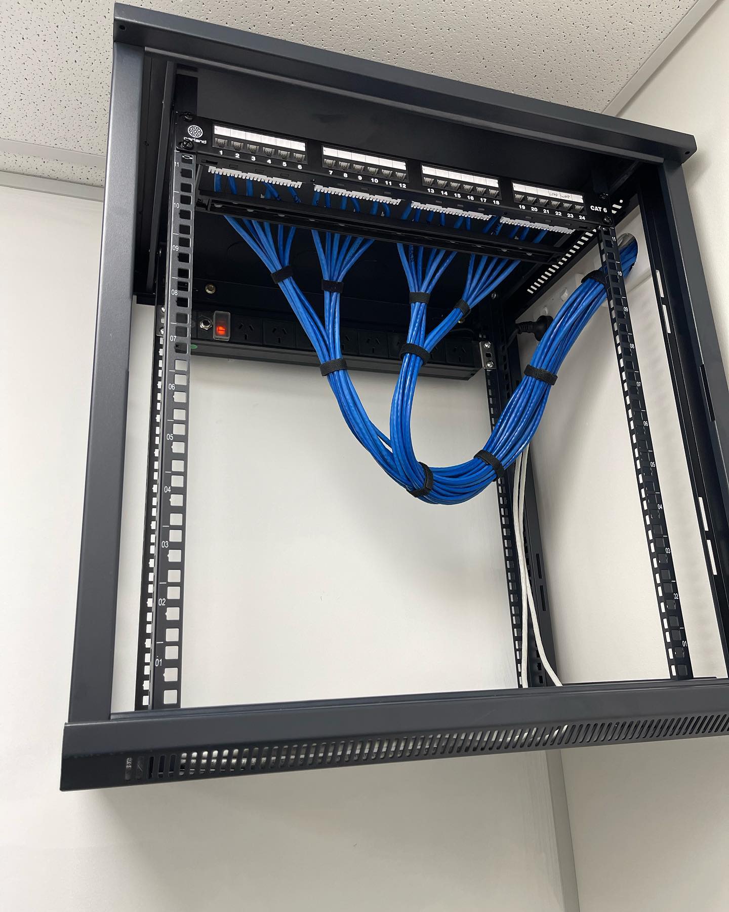 Installation of a 12RU data rack... - Brodie Wood Electrical | Facebook