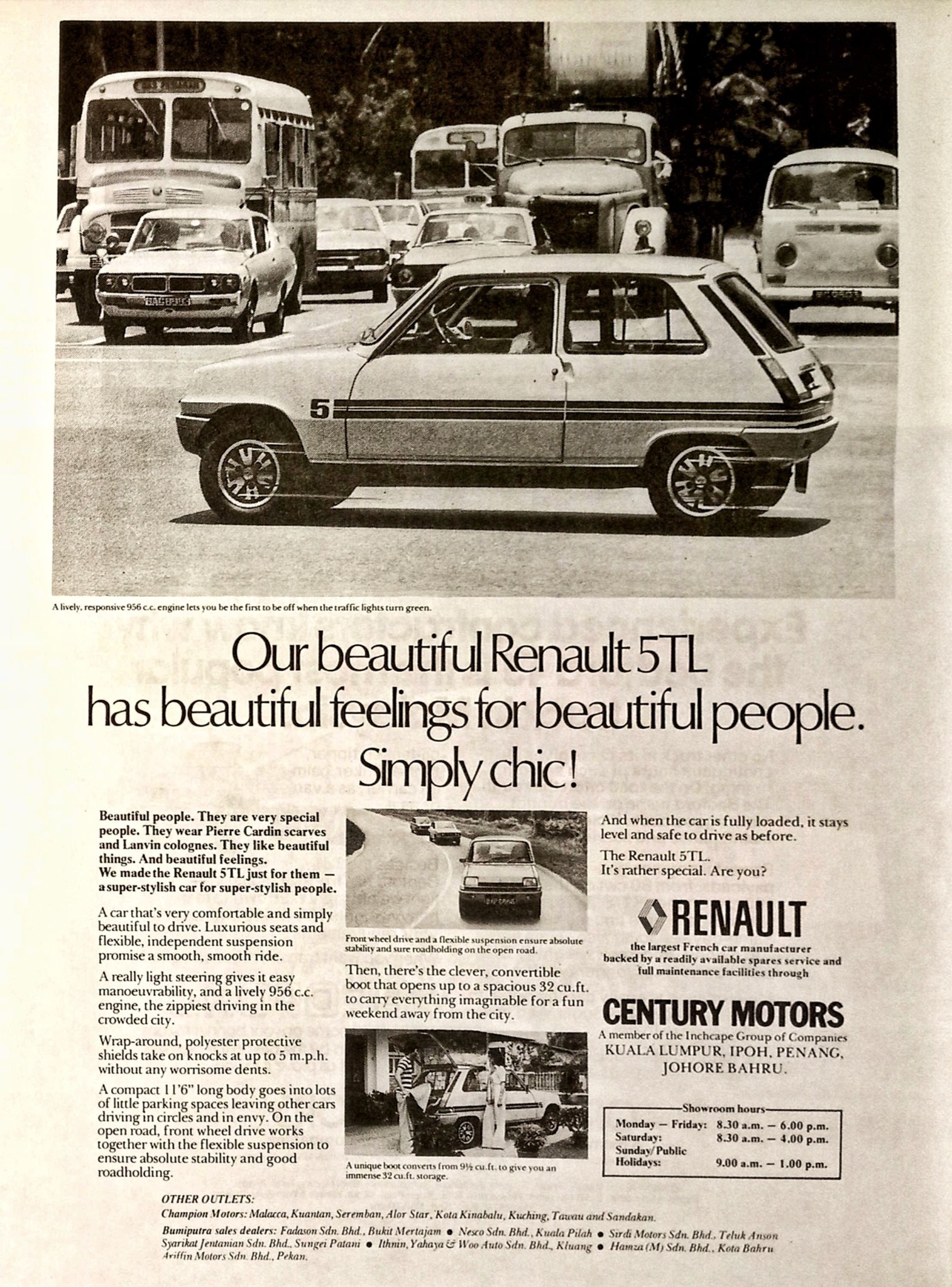 1976 Renault 5TL ad Malaysia thefiimbeefi ស្ករនយពា geCL