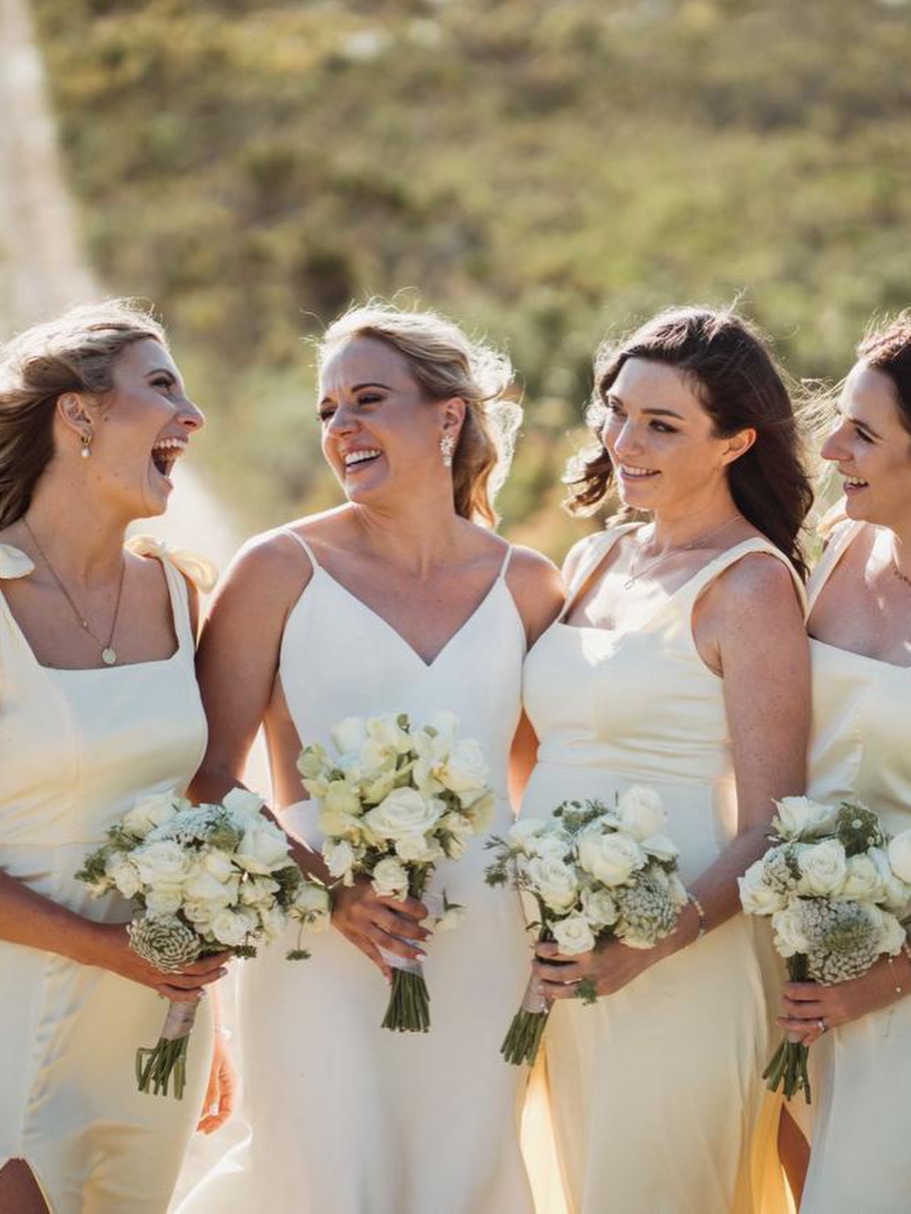 hoiden bridesmaid dresses Real bridesmaids. Real weddings. Real dresses. 🤍 A little glimpse at some of our beautiful bridesmaids, exactly where they belong — celebrating, laughing, dancing and standing beside their bride. ✨ Because bridesmaid dresses styles