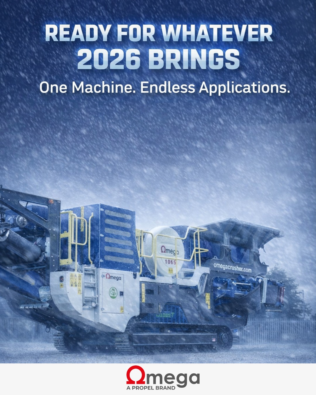 Omega - Ready to crush it in 2026? Our Omega J1065T is geared up for a ...