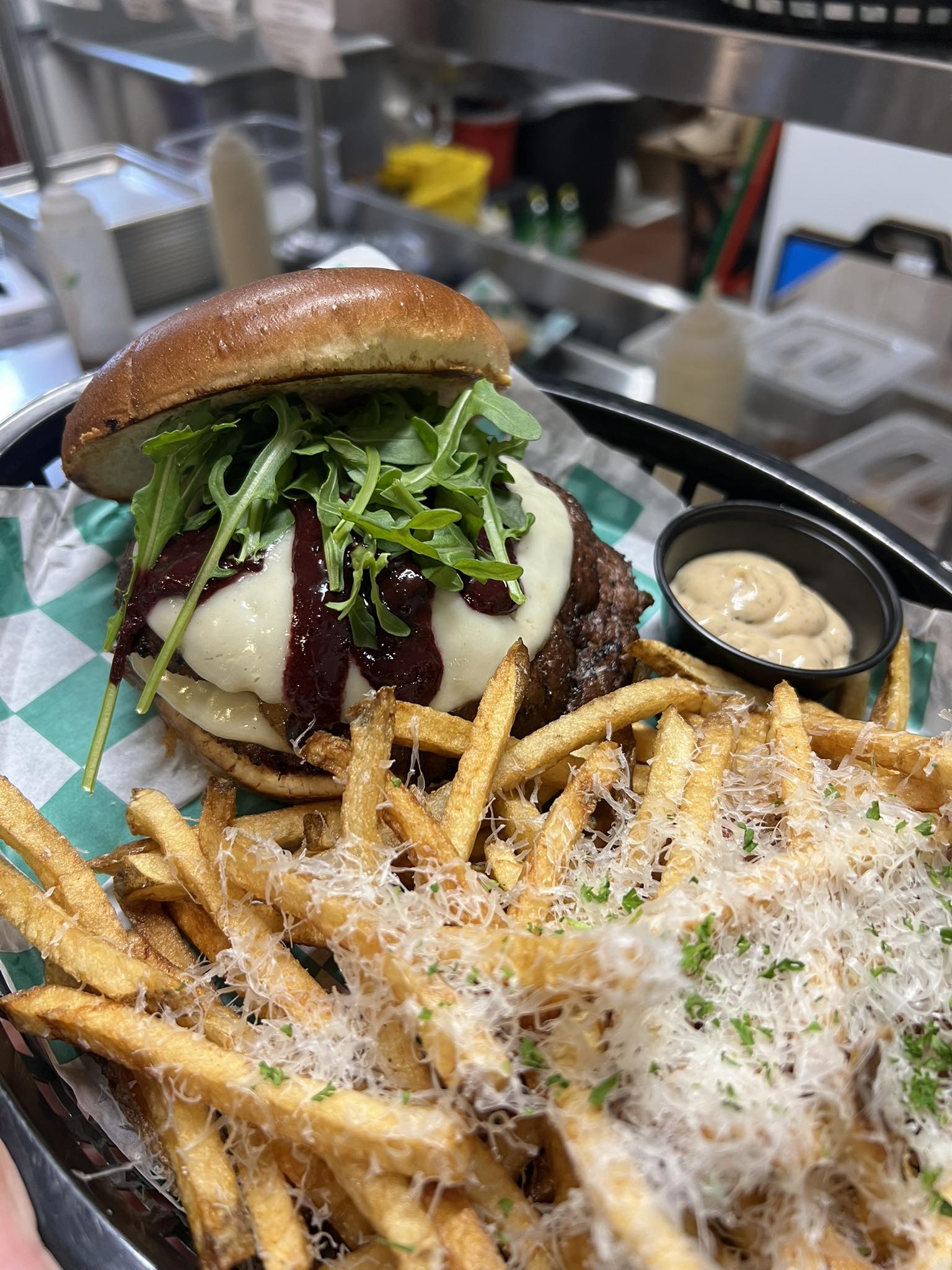 Dixie's - “The Wild Stack” Venison Burger 🍔 | Facebook