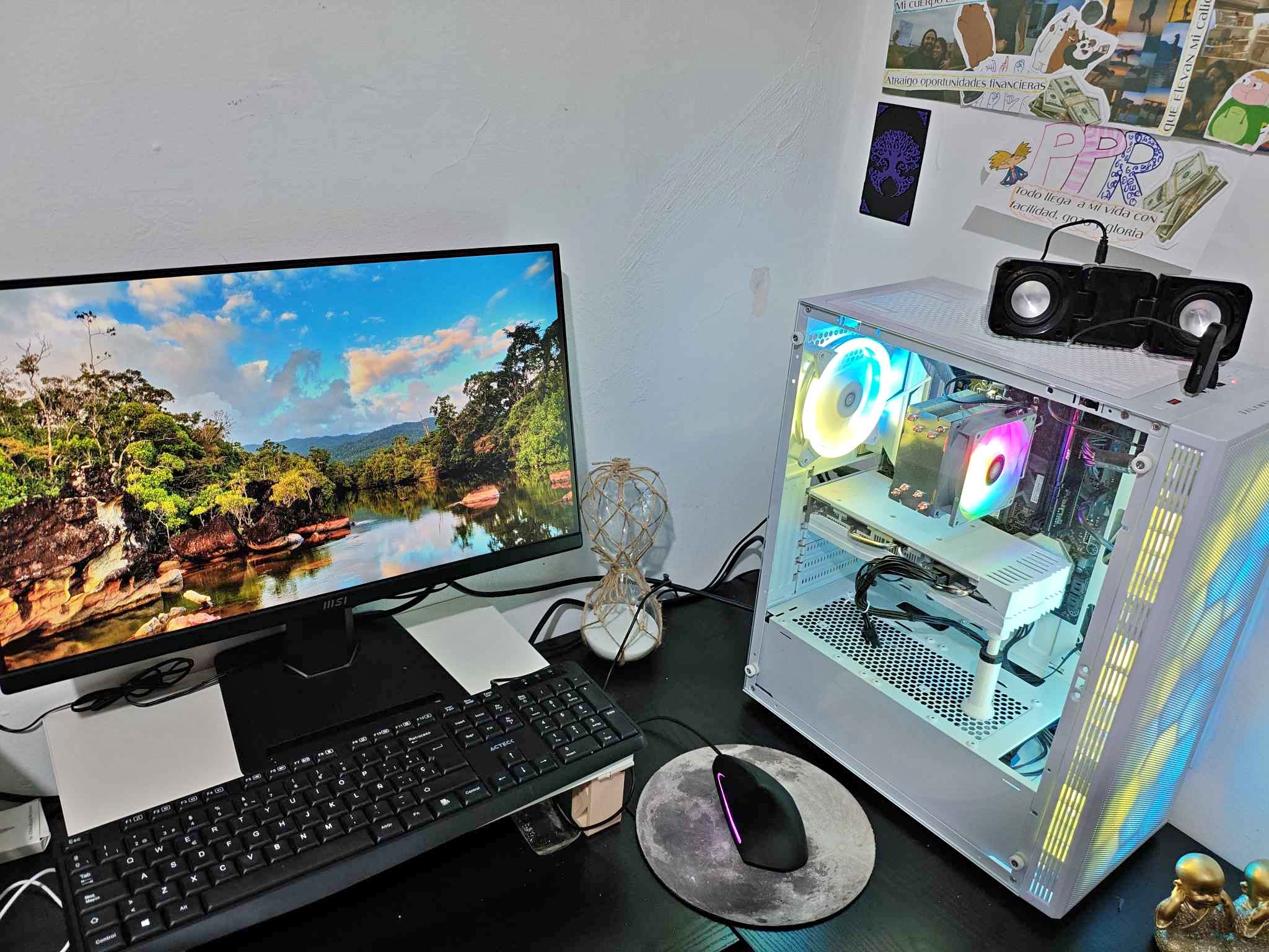 Pc + monitor+ perifericos + escritorio - Desktop Computers - Cholula ...