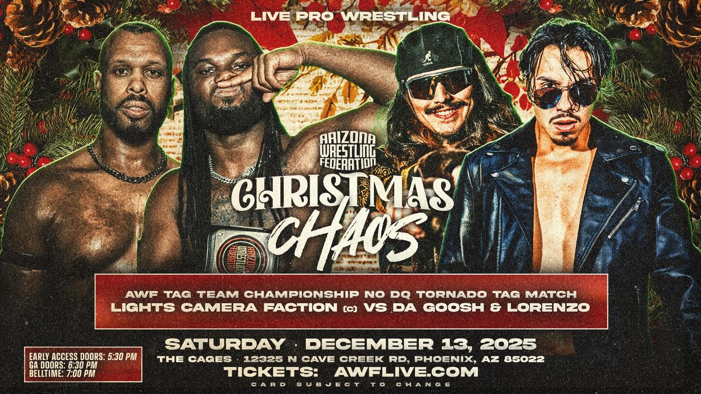 Arizona - SAT 12/13: LIGHTS CAMERA FACTION look to settle the score ...