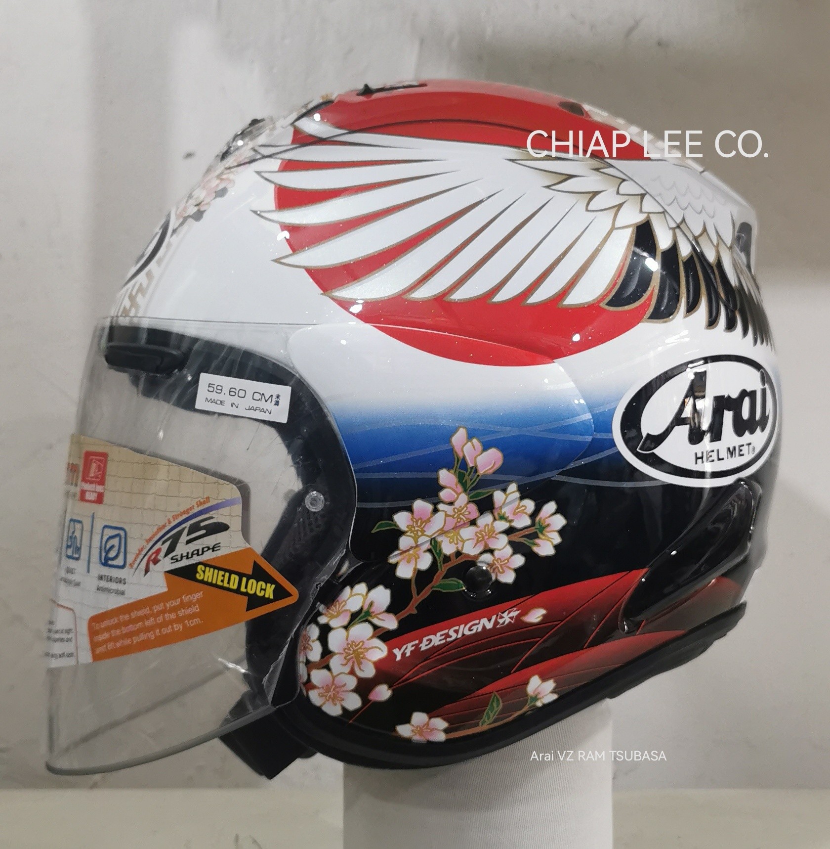 Arai VZ Ram Tsubasa helmet made in Japan