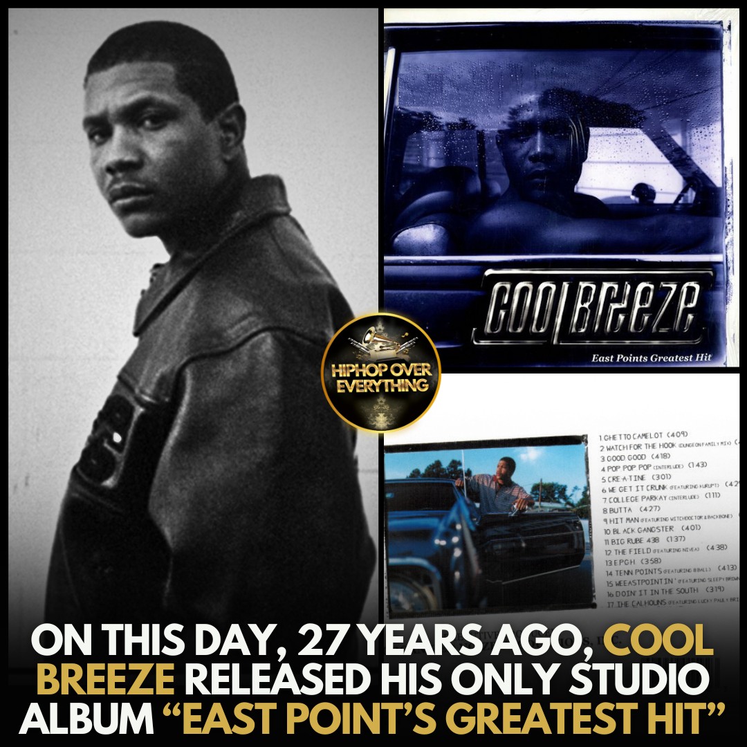 📲 On this day, 27 years ago, #CoolBreeze released his only studio