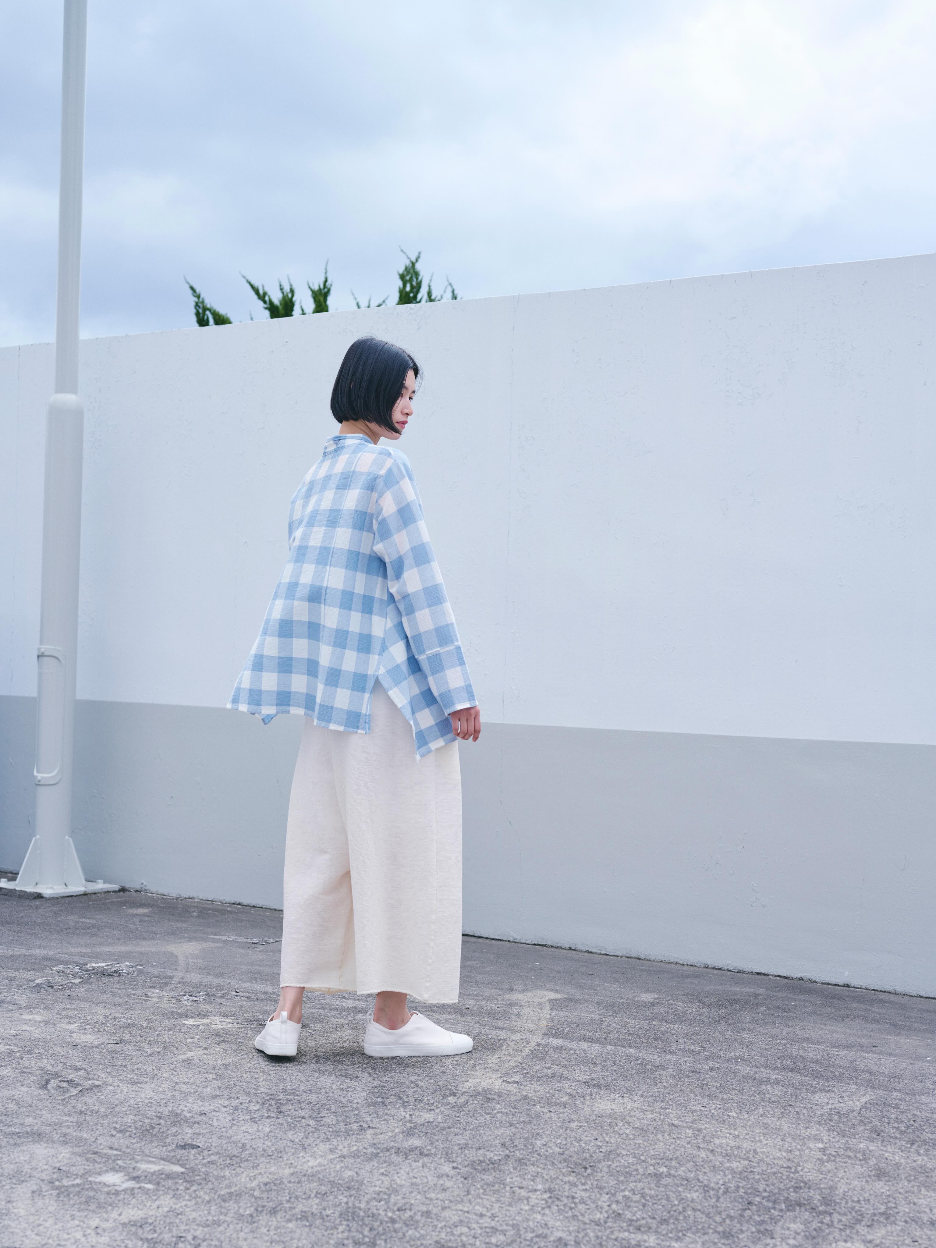 _ NEW ARRIVALS – JUNE – YOORYUU CHECK 糸染めをした糸で大きめな 
