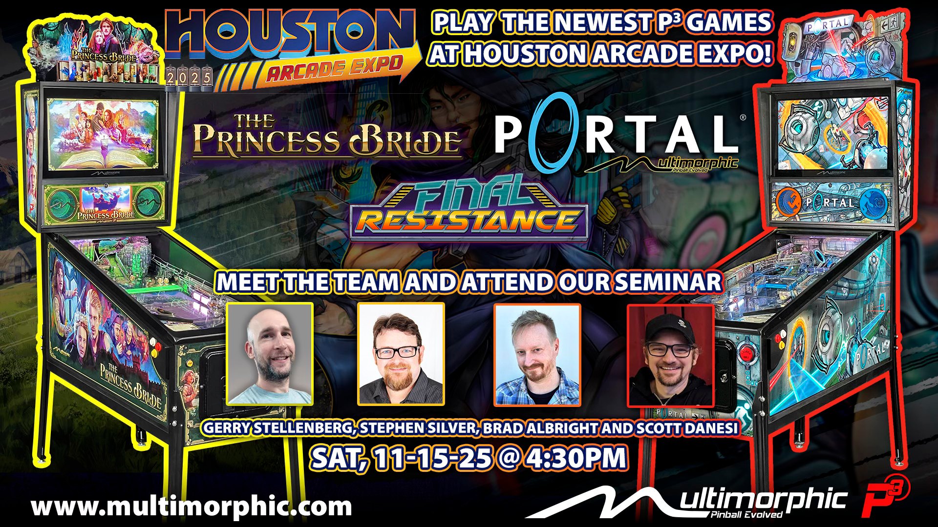 the Multimorphic: Pinball... - Houston Arcade & Pinball Expo | Facebook