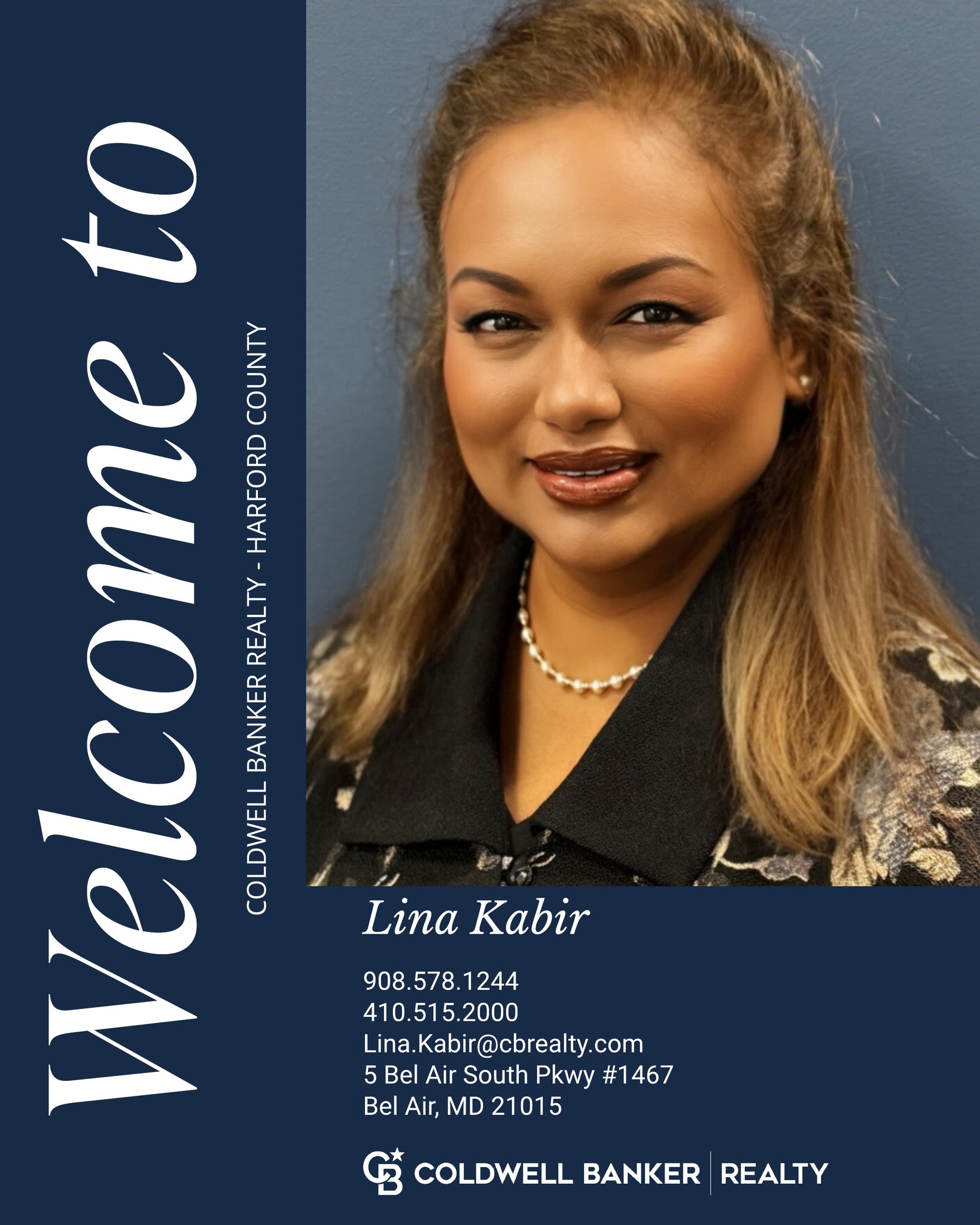 Coldwell - 🌟 Join us in extending a warm welcome to Lina Kabir, the ...