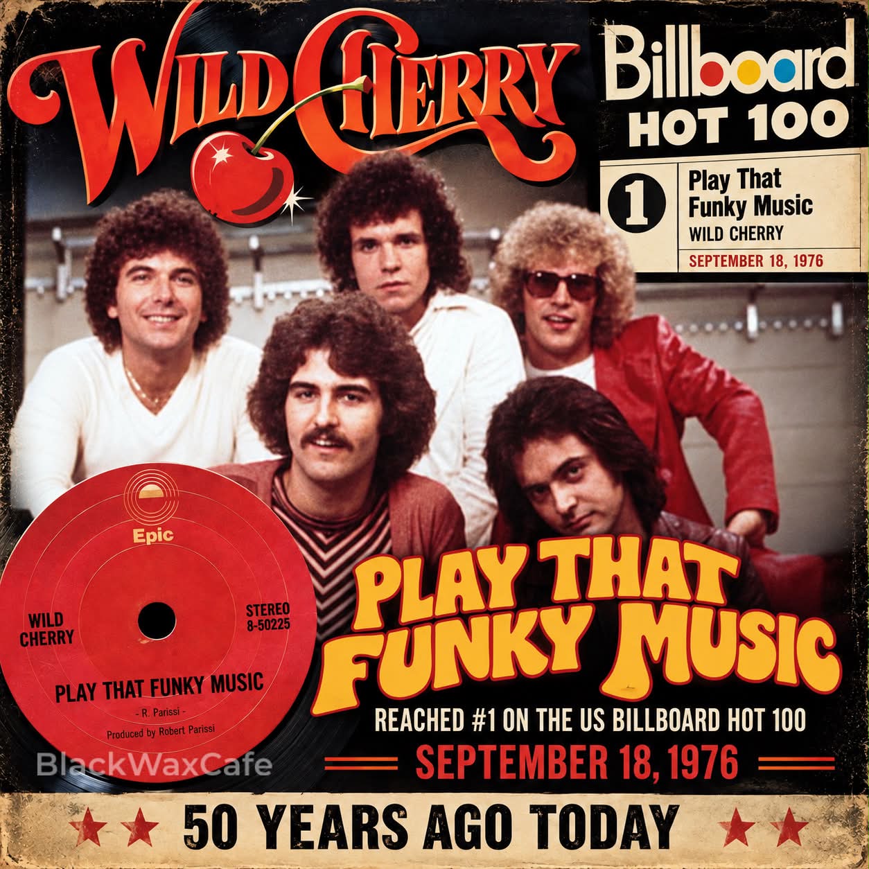 50 years ago today! This day in music, September 18, 1976 The