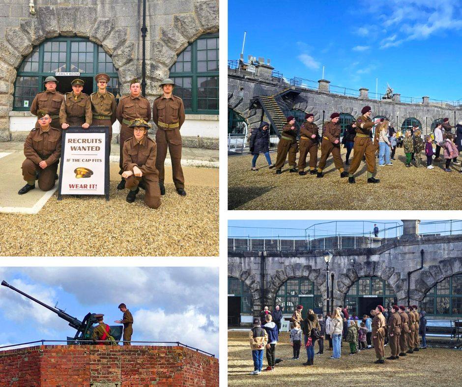 Nothe - NEW this February Half-Term: The WW2 Garrison Reenactors Mon 16 ...