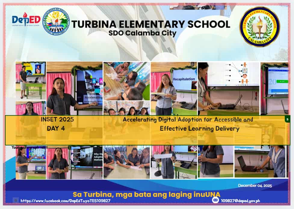 DepEd Tayo-Turbina ES-Calamba City - 📣Monitoring of DepEd ...