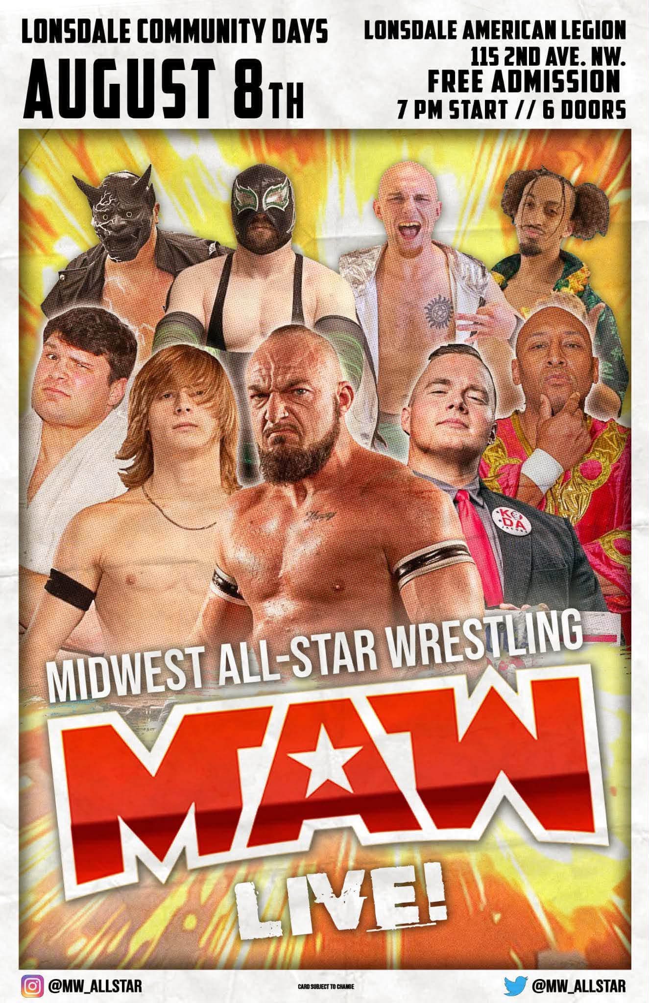 Come see MAW-Live! as we return to Lonsdale Community Days on
