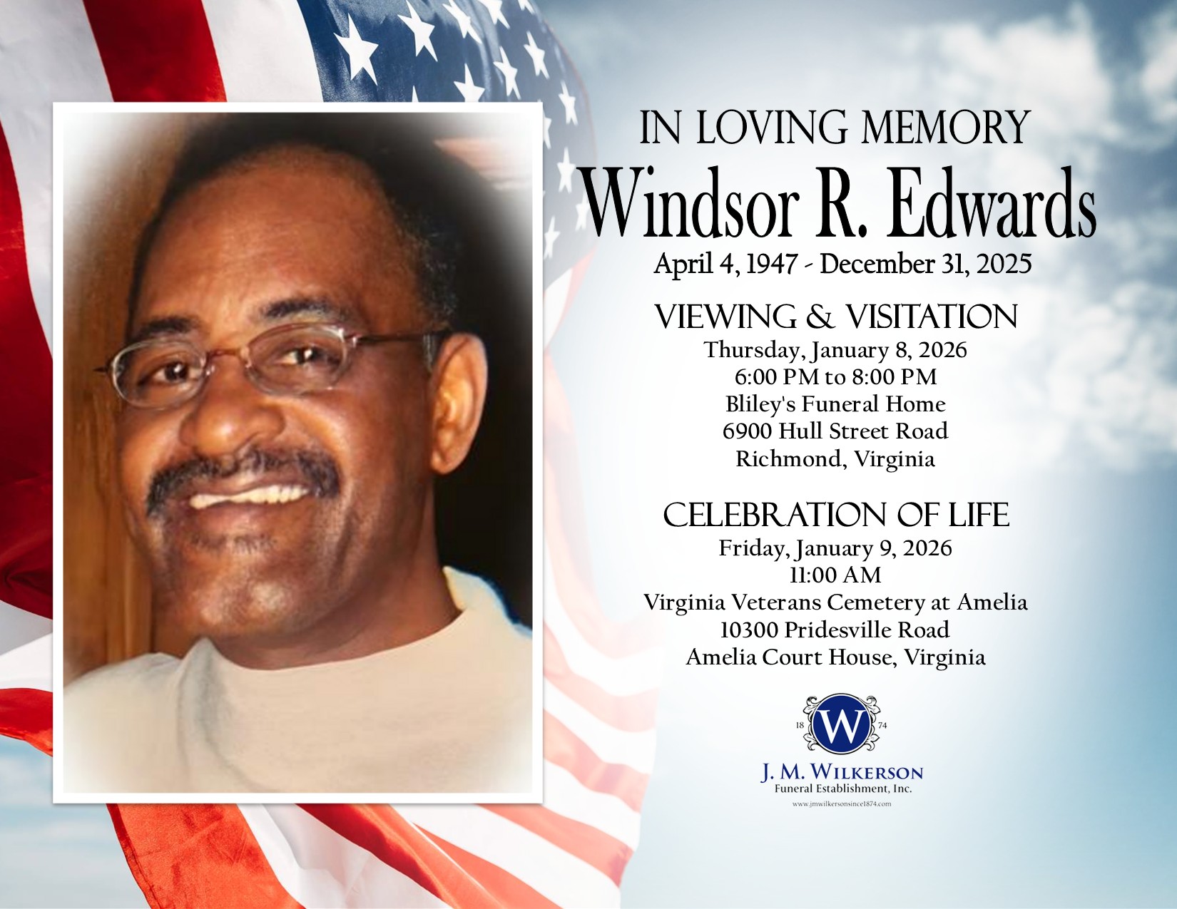 J M Wilkerson Funeral Establishment, Inc. | Petersburg VA
