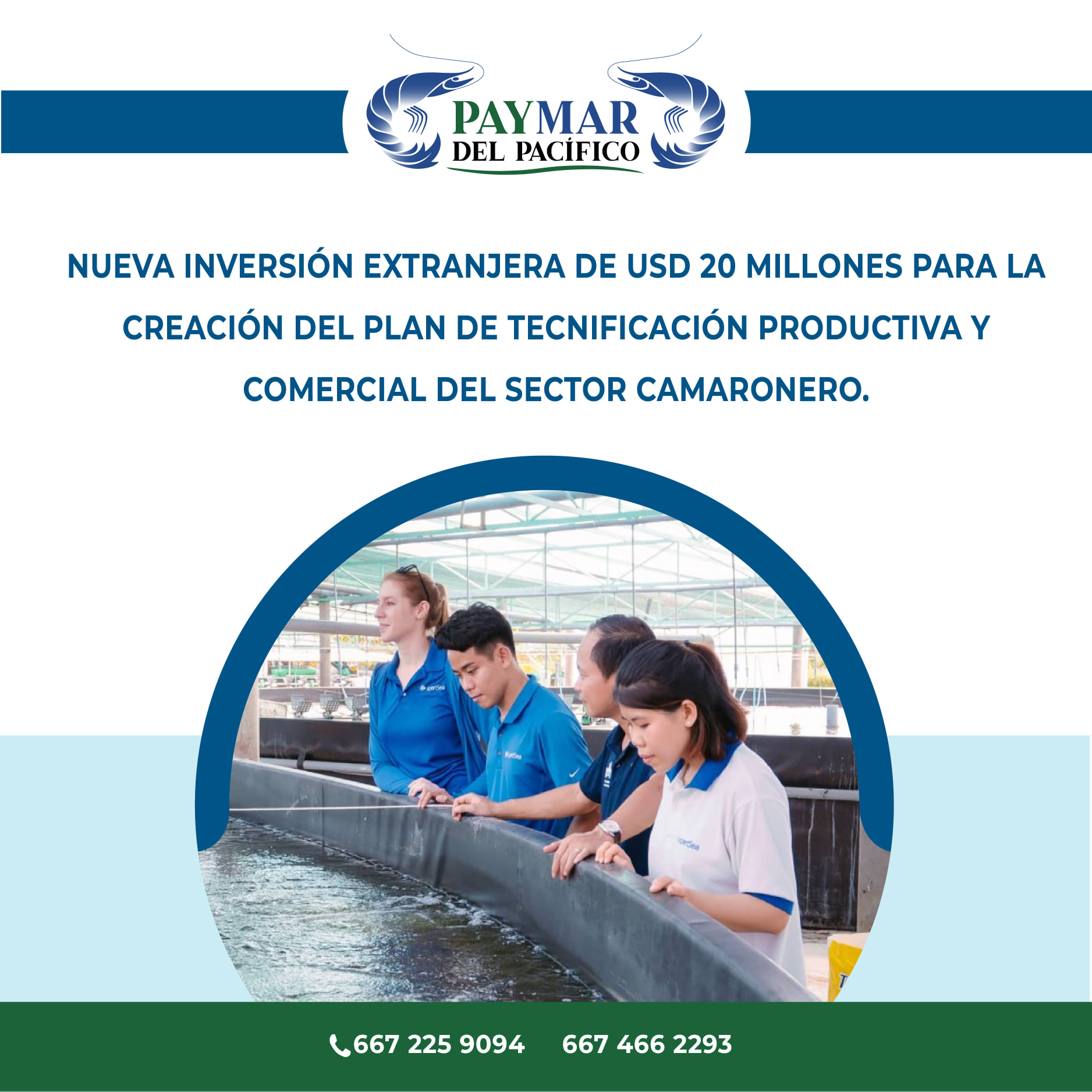 La multinacional canadiense XpertSea... - Paymar del pacifico