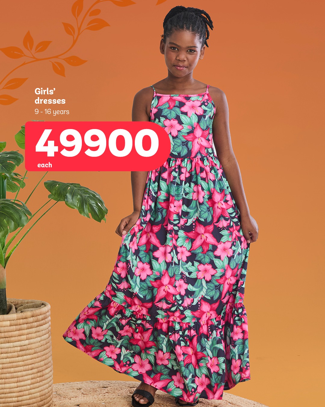 ladies girls dress Beautiful, feel-good styles for the and who move through the world with confidence. ☀️🌺 Ladies' tops (Sizes 28 - 42) K 51900 each Ladies' dresses (Sizes 28 summer floral maxi dress