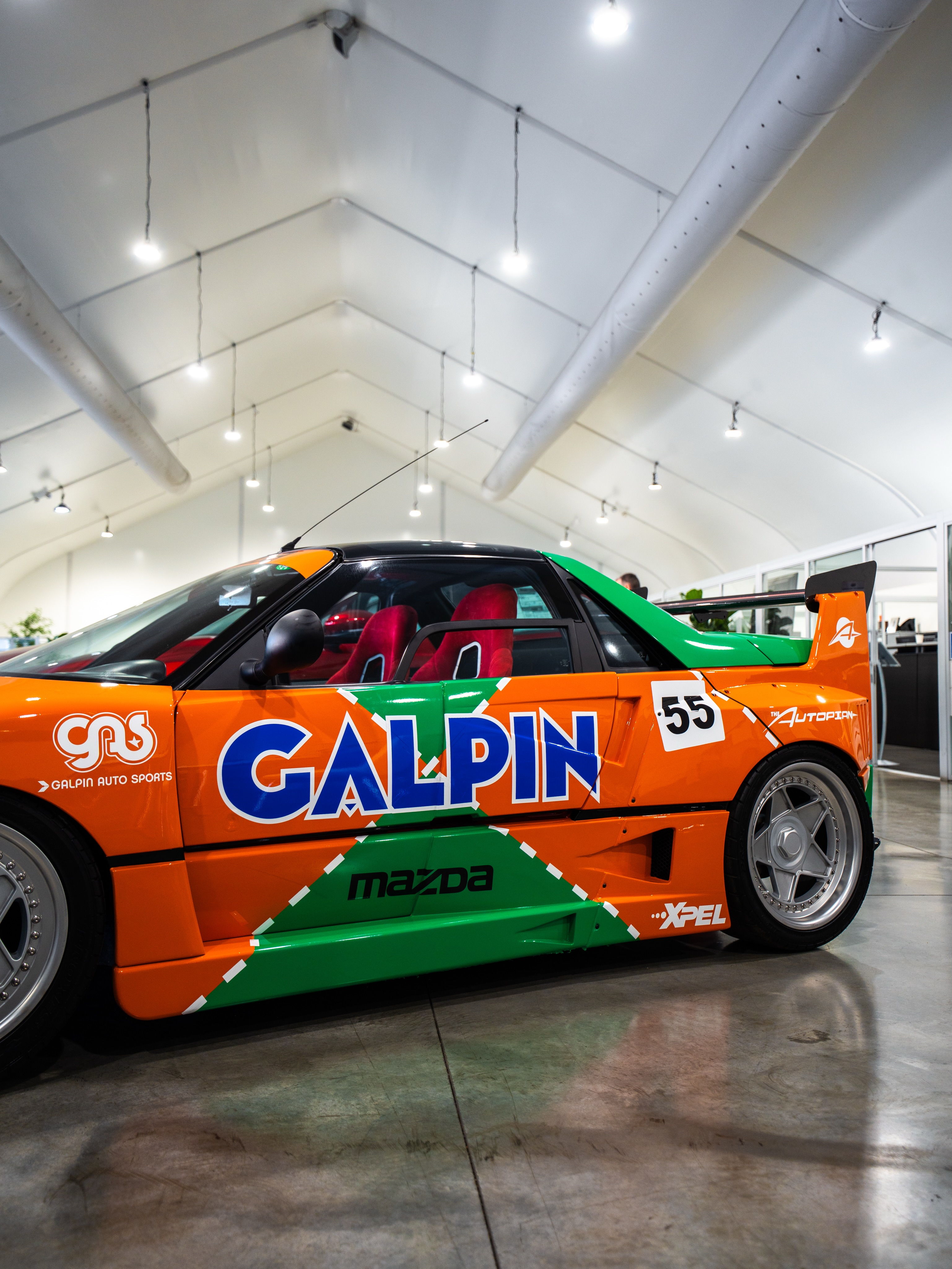 LibertyWalk Autozam inside the @GalpinMazda showroom! The Mazda