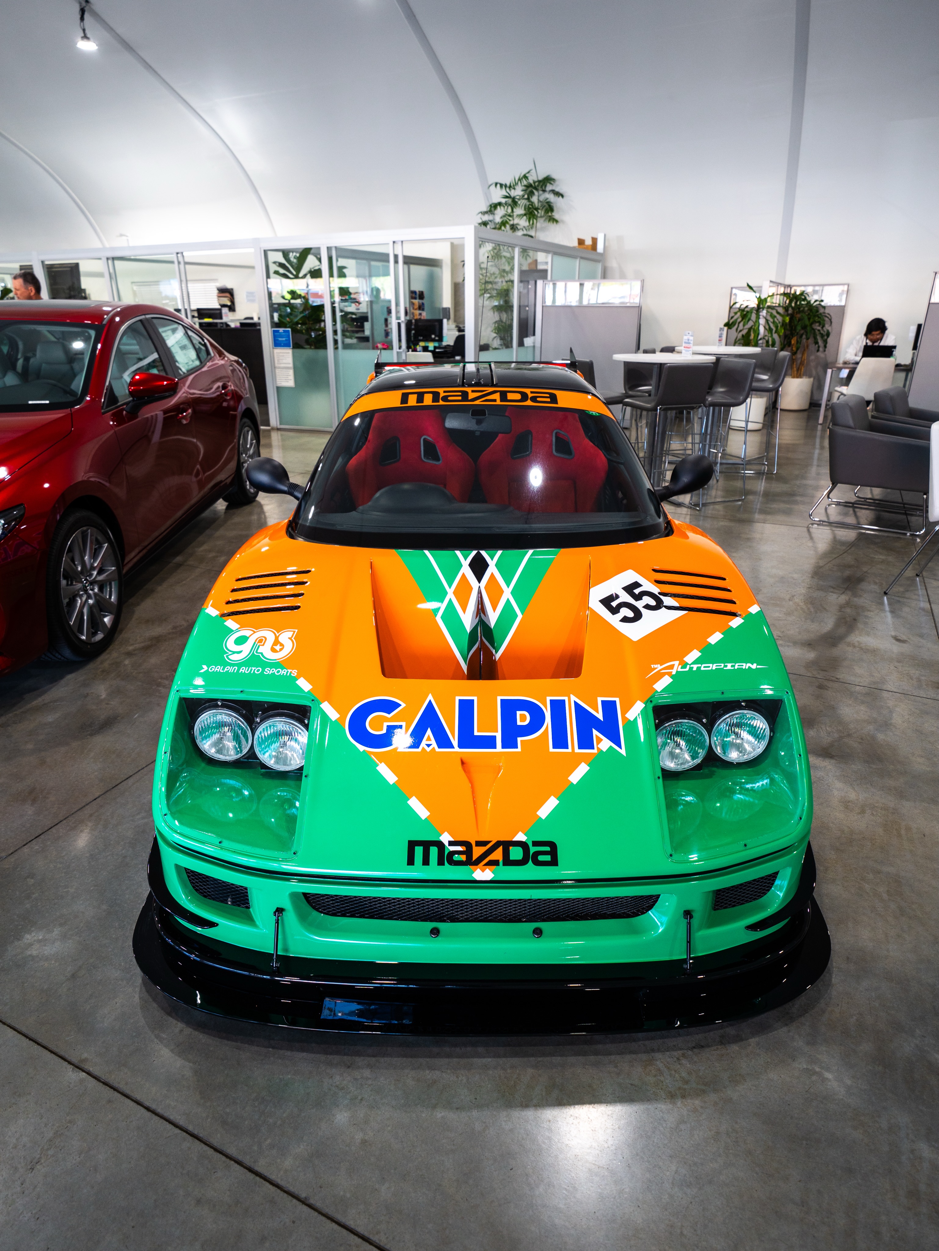 ame.ページ LibertyWalk Autozam inside the @GalpinMazda showroom! The Mazda