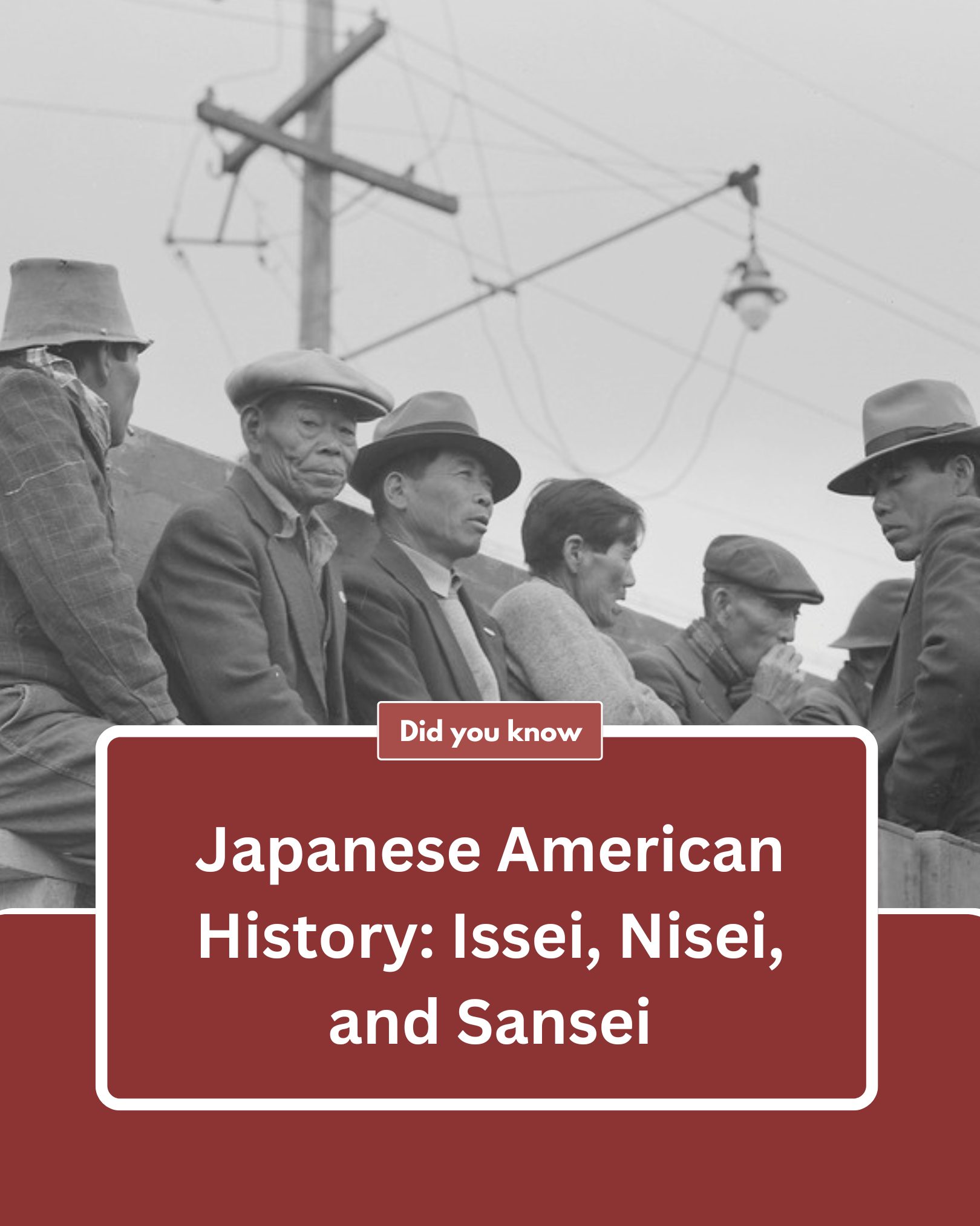 Japanese American history terminology guide