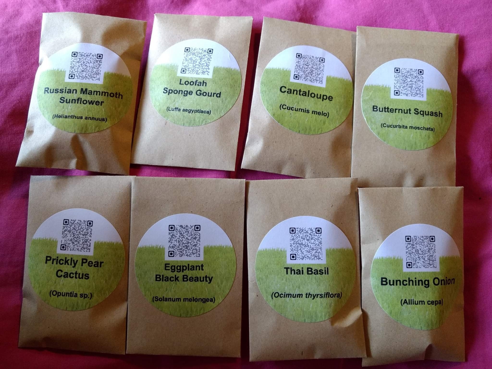 Seed Moon Farms - I made some QR codes for seeds labels...