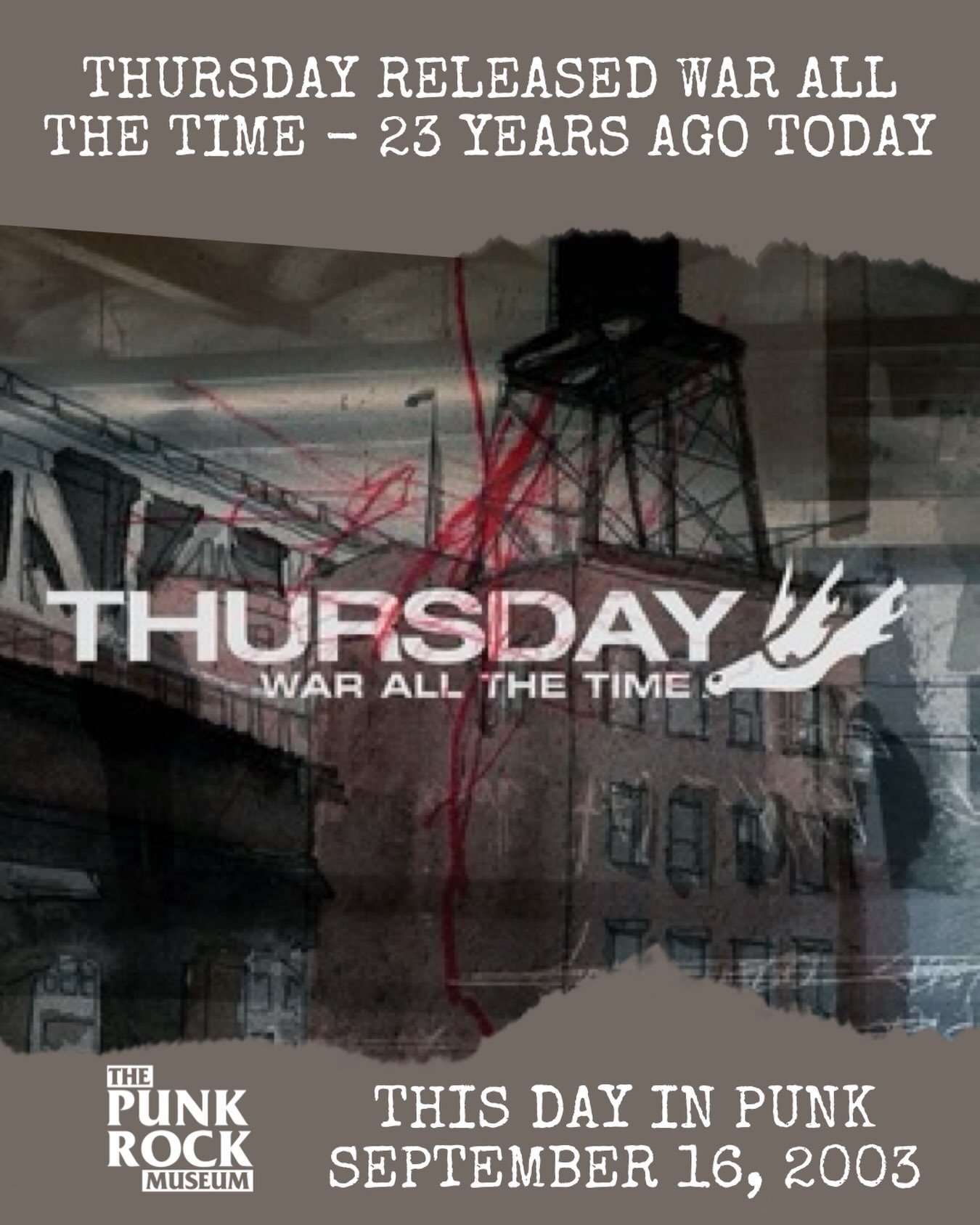 Thursday『War All The Time』 初回プレス Thursday's album War All the Time released September 16, 2003