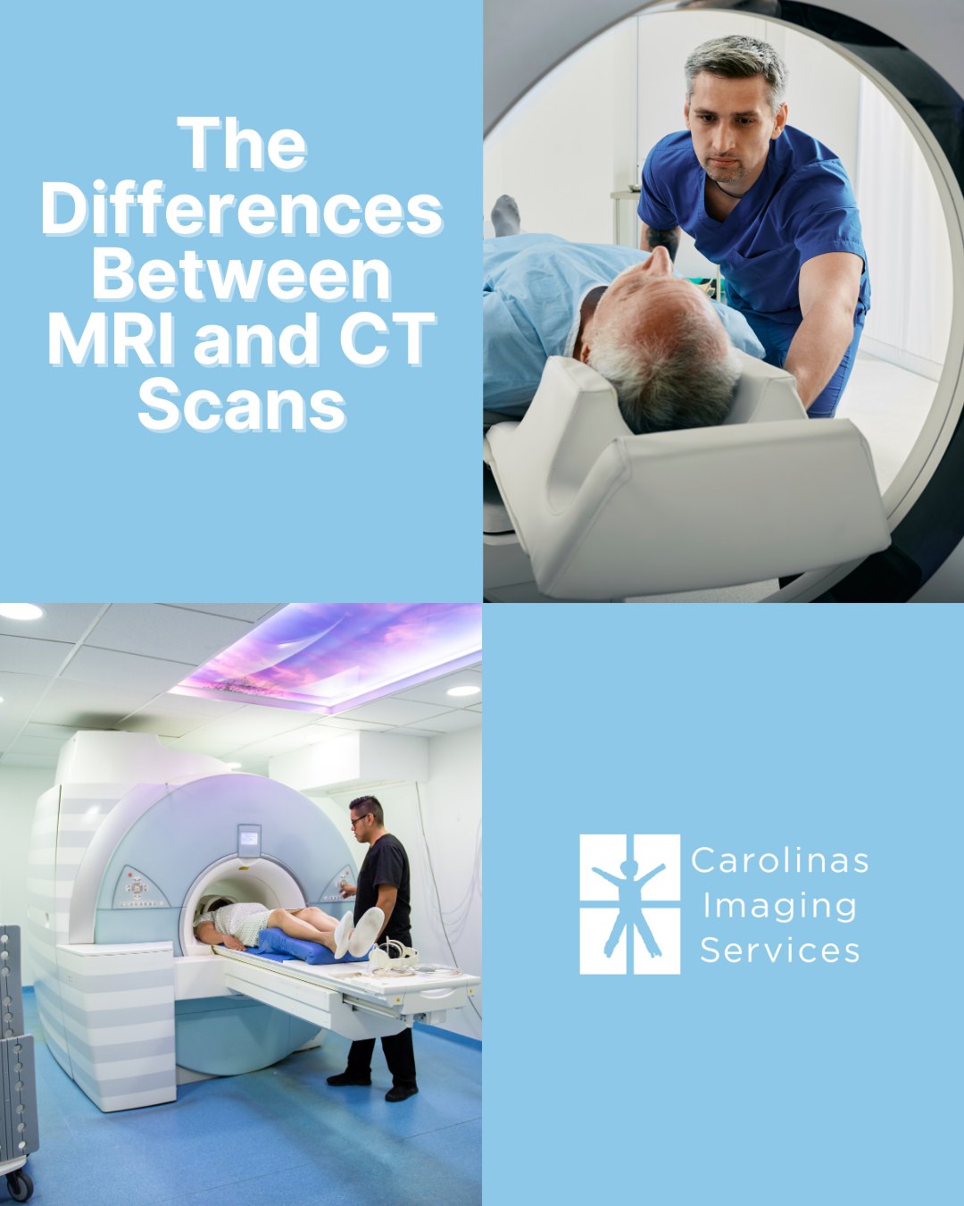 Charlotte - Confused about the difference between an MRI and a CT scan ...
