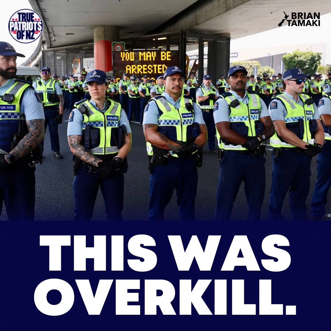 Brian - THIS WAS OVERKILL 🚔 Look at this photo from Saturday. A giant ...