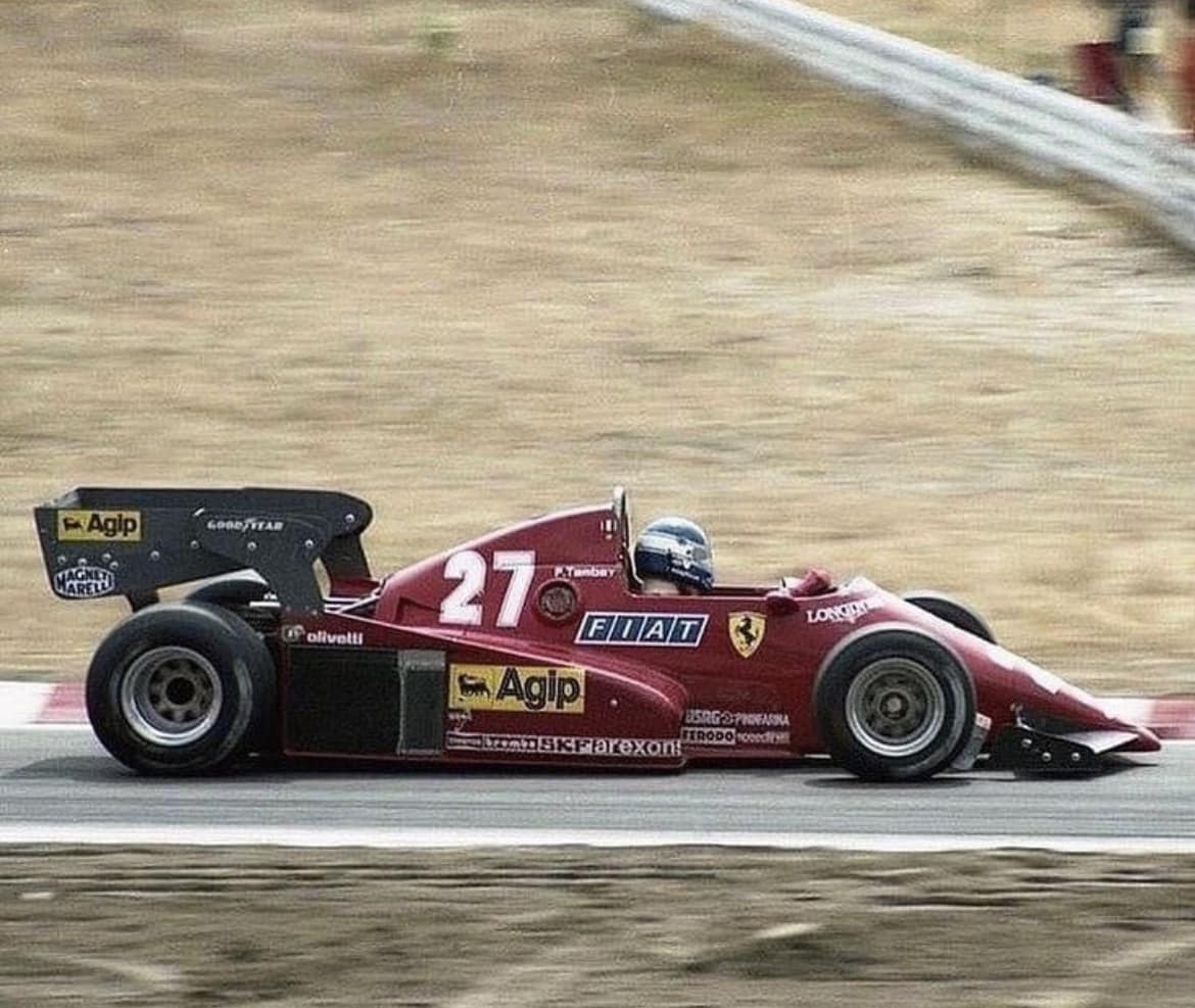 Patrick Tambay (Ferrari 126C3), German GP, 1983
