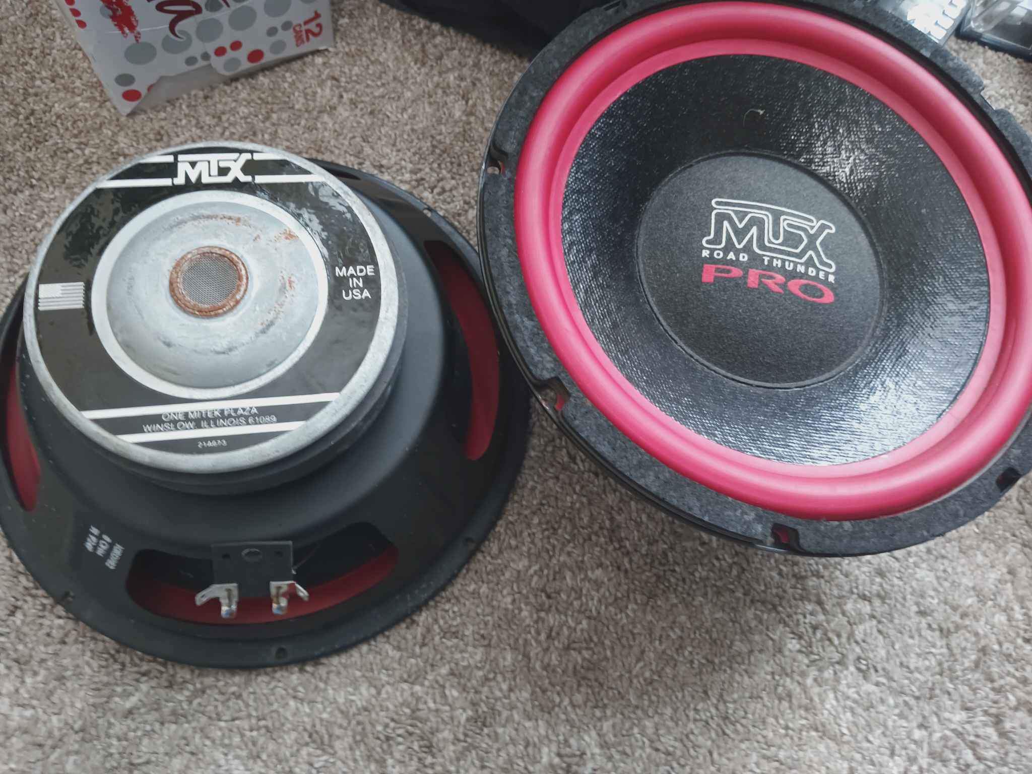 Identifying Mtx Thunder Subs and Their Era in Car Audio