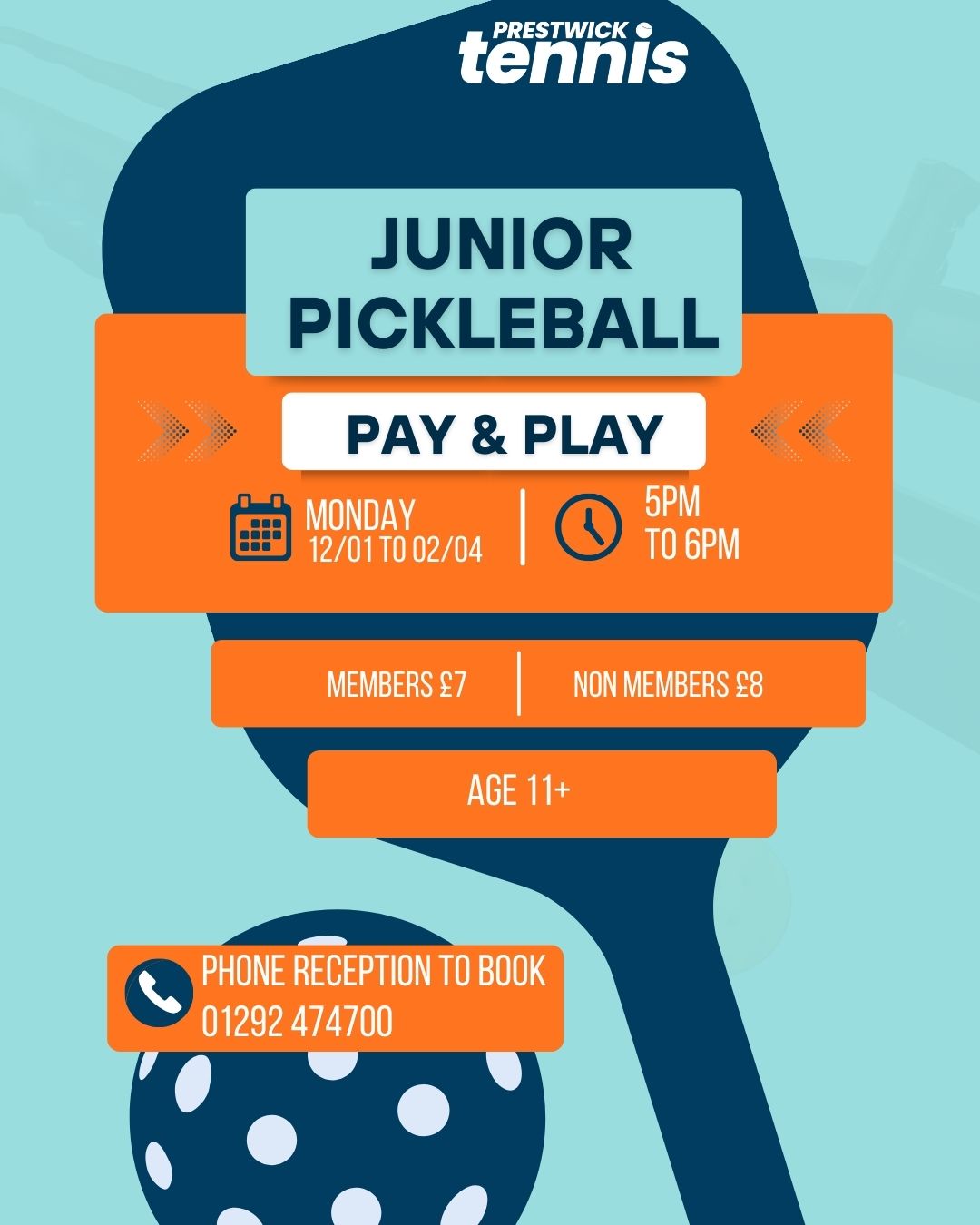 🎉🏓 PICKLEBALL... - Prestwick Tennis and Fitness & Aspire Gym | Facebook