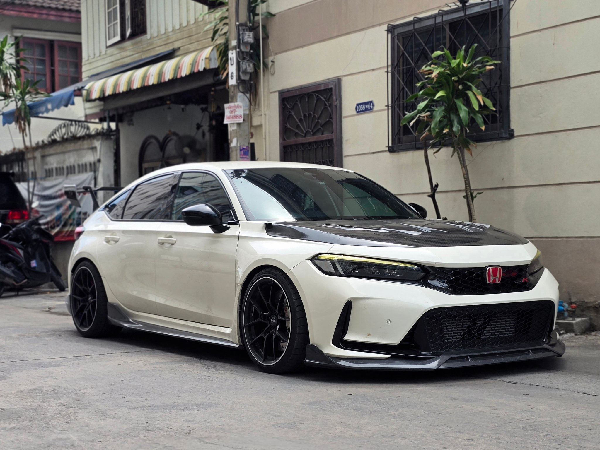 สีพ่นรถยนต์ - อย่างแหล่ม Type R NH0 Champion White #สีพ่นรถยนต์CPK ...