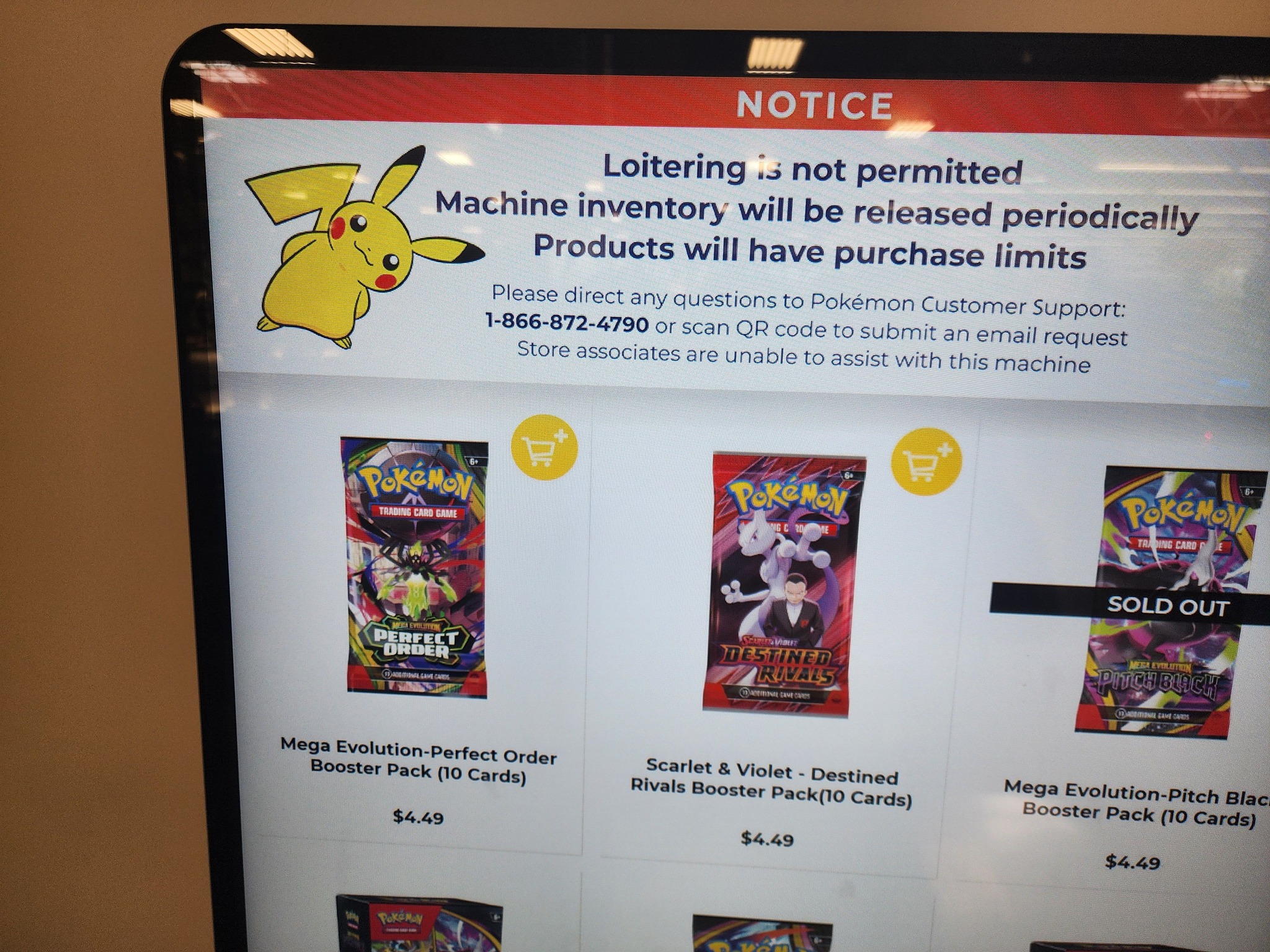 What are your thoughts on people clearing out the Pokémon Center
