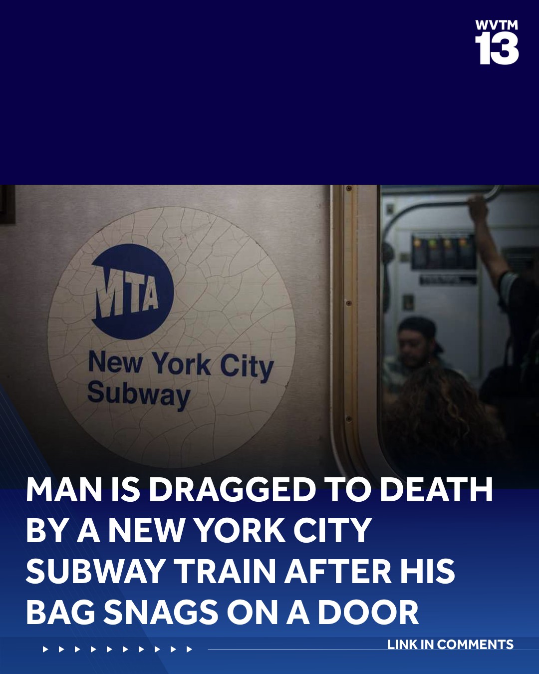 Police say a man has been dragged to death by a New York City