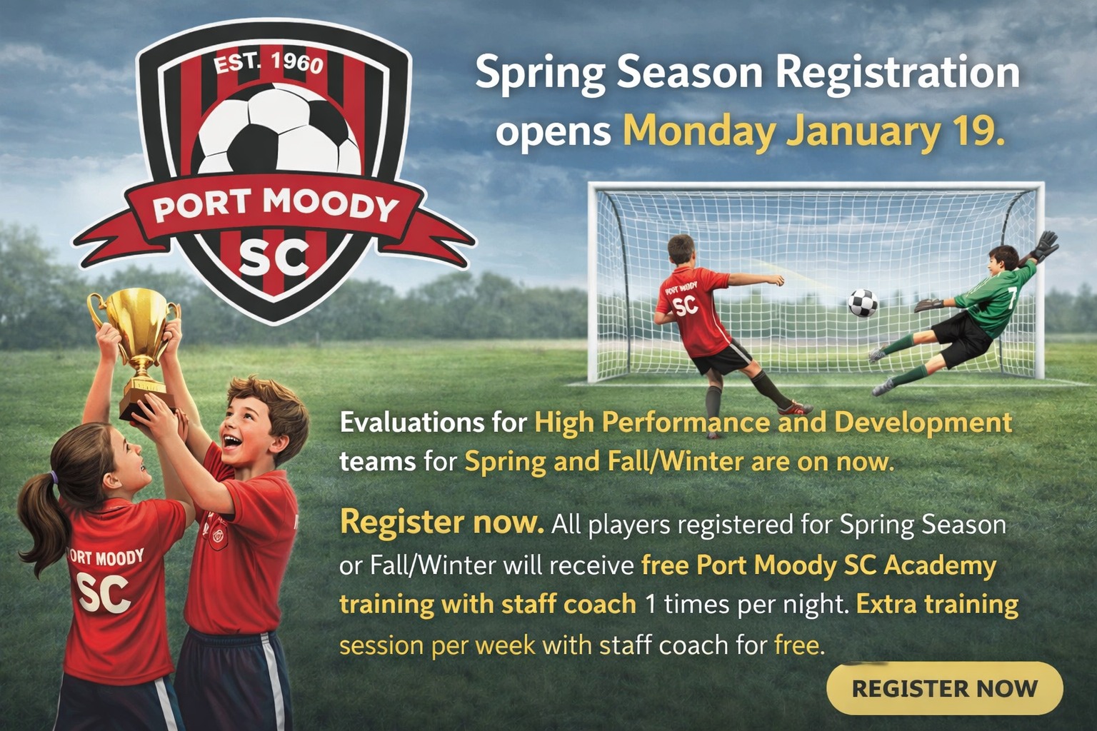 Port - 📅 Spring Season Registration opens Monday, January 19 📣 ...